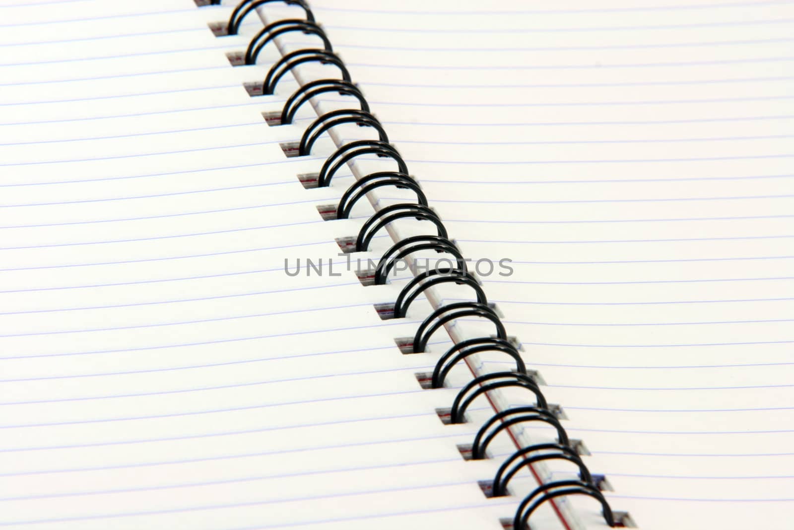 detail from spiral notebook for background use business concepts