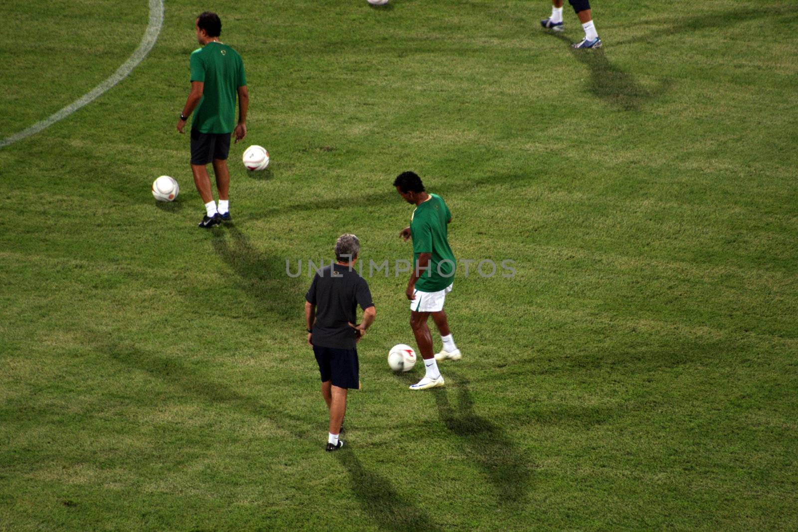 nani warms up before the game; Portugal versus Malta FIFA World Cup Qualifier, South Africa, 2010