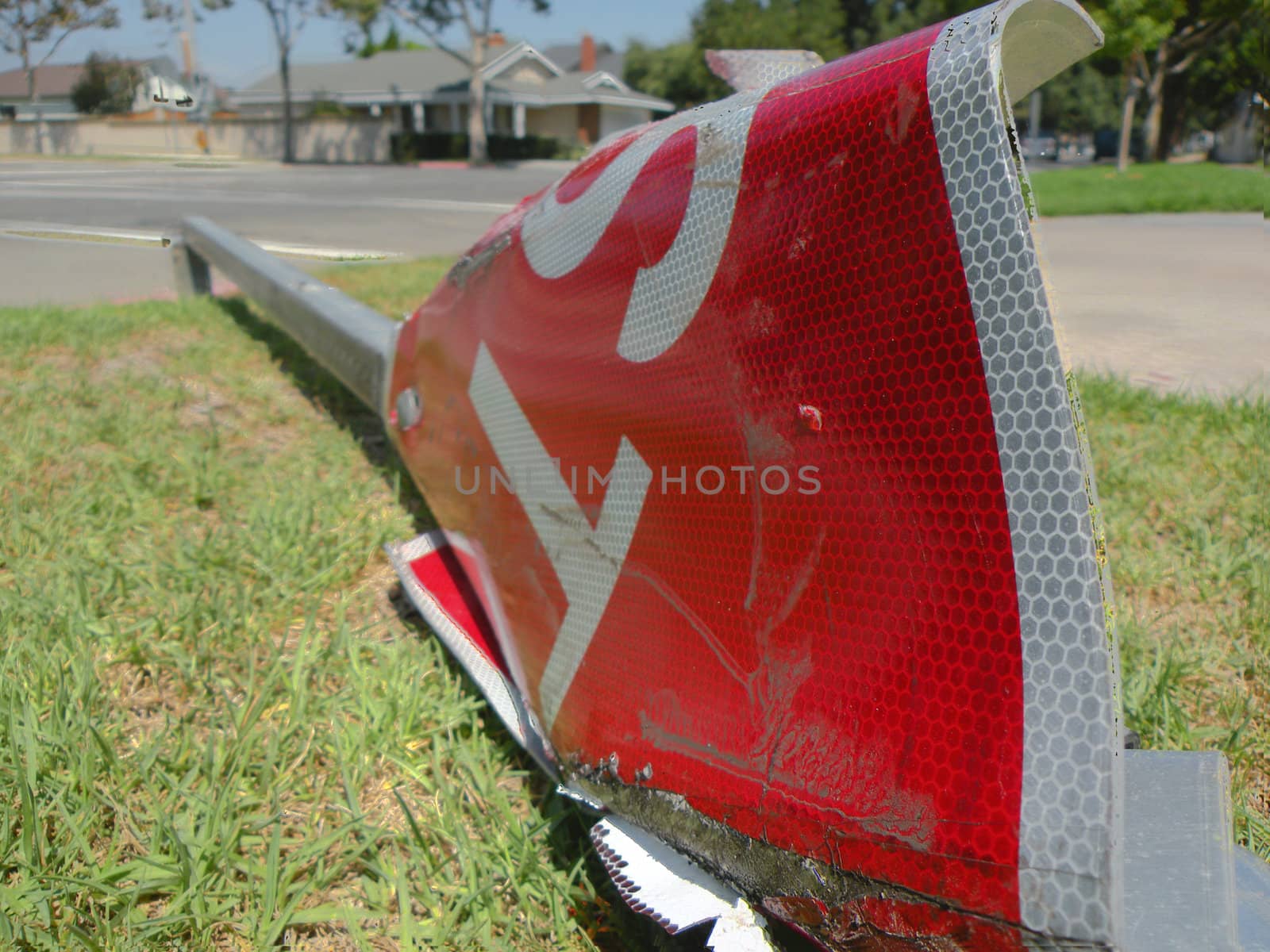 broken stop sign by photosbyrob