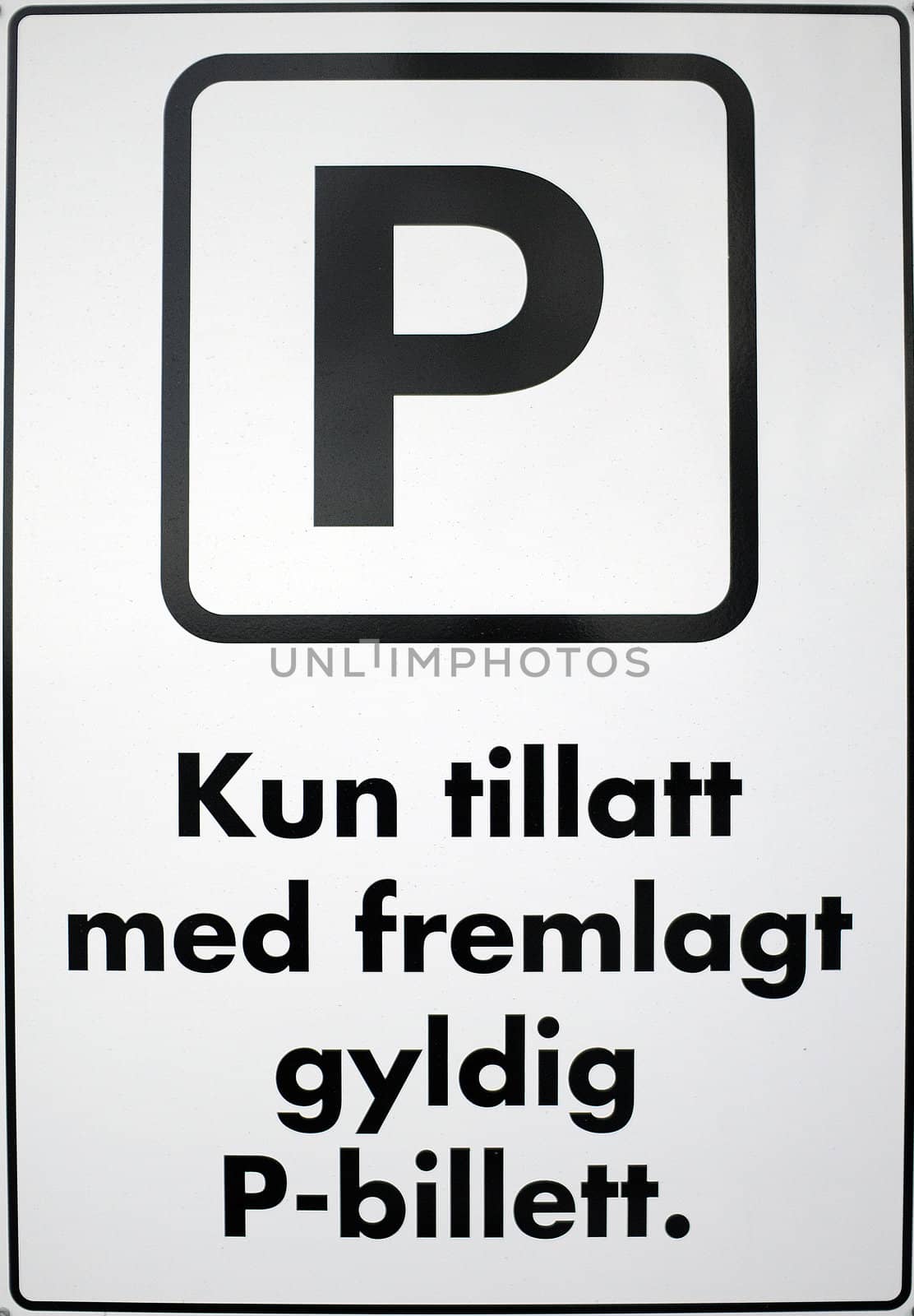 No parking without payment