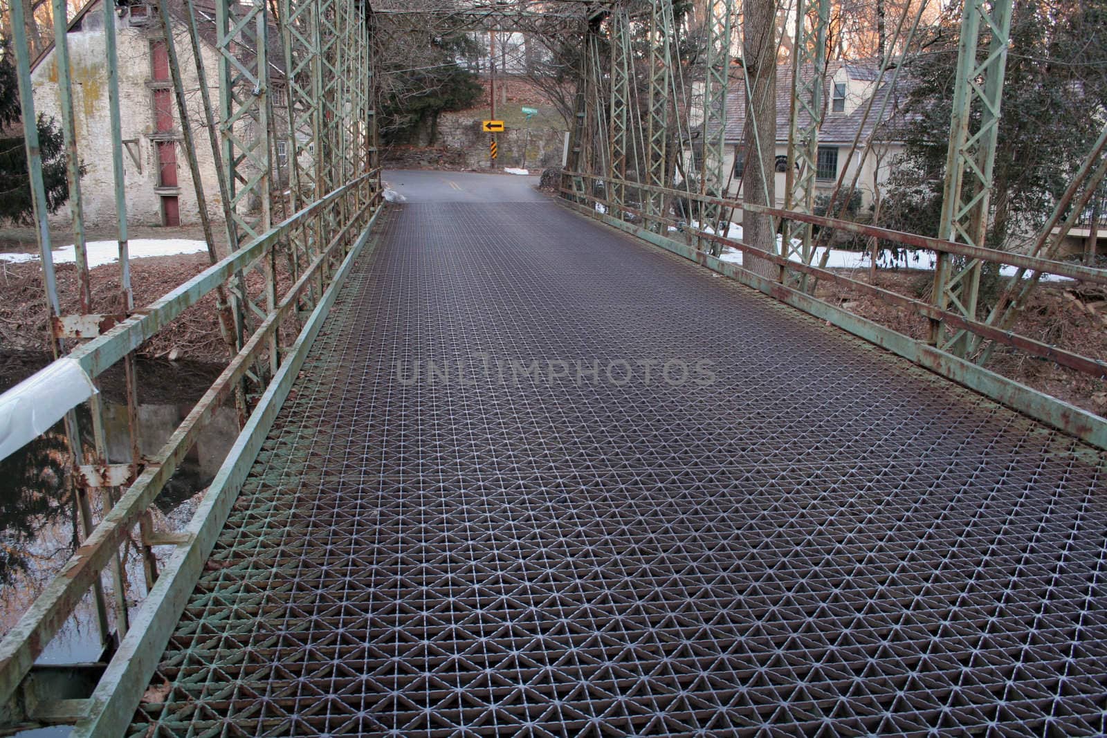 Vintage Metal Bridge and Roadway
 by ca2hill