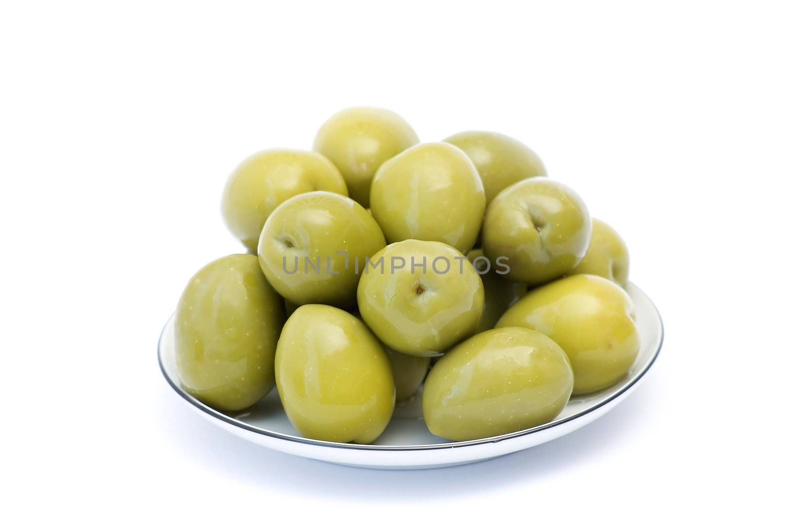 bowl full of olives
