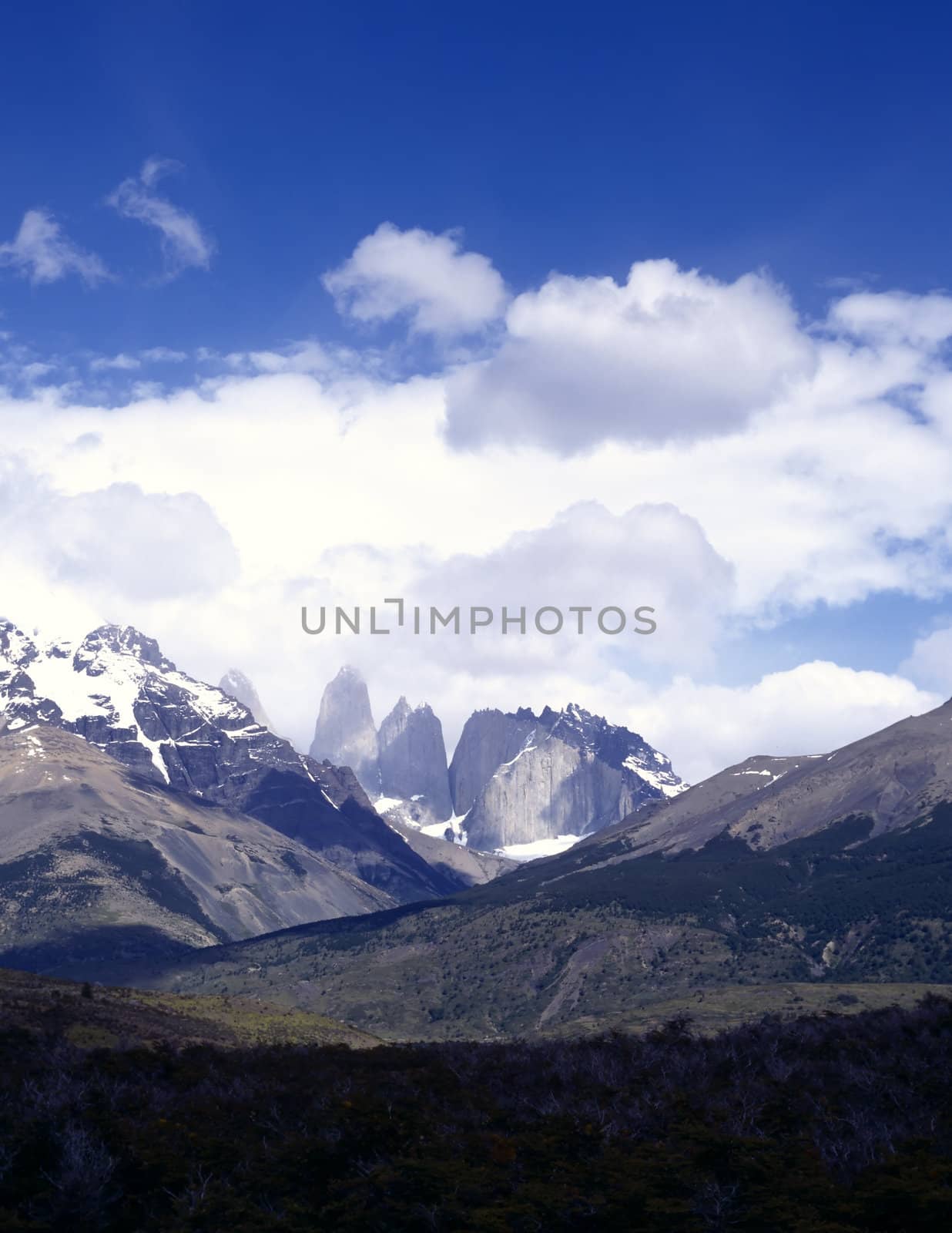 Torres del Paine in Patagonia, Argentina