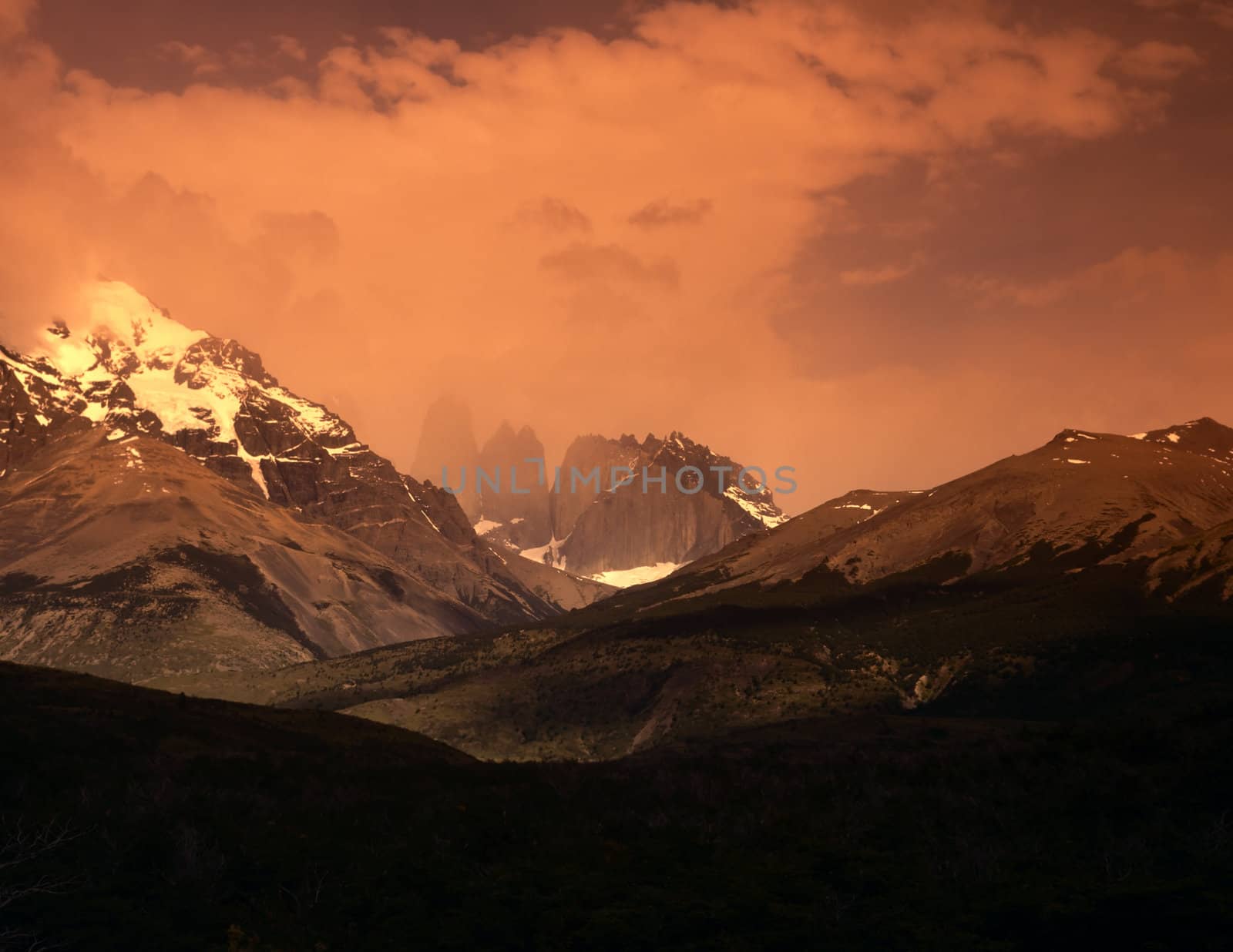 Torres del Paine in Patagonia, Argentina