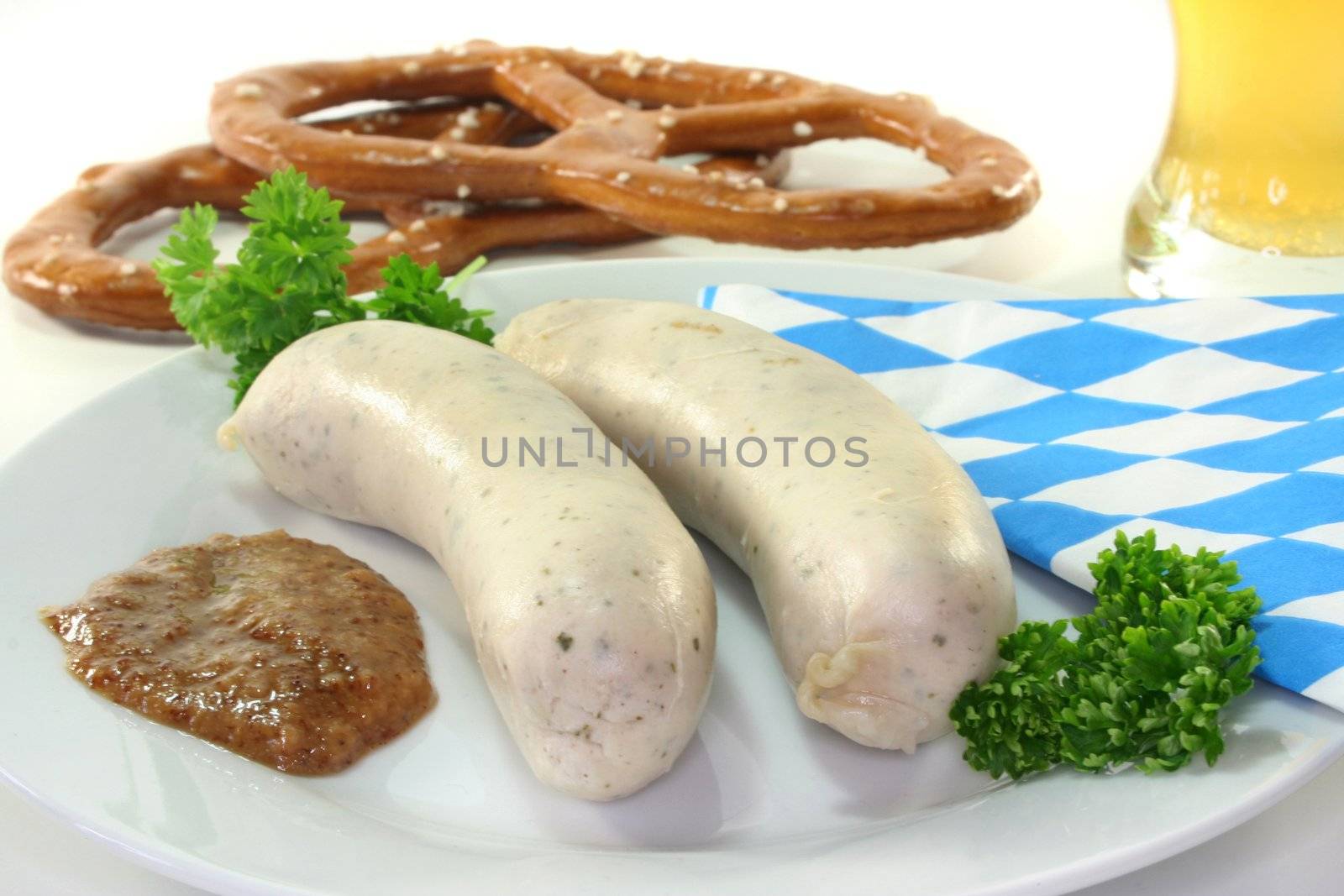 veal sausage by silencefoto