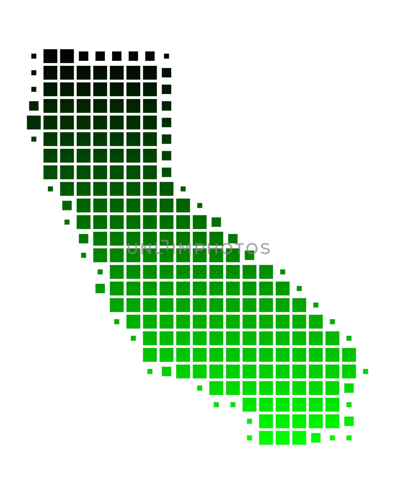 Map of California by rbiedermann