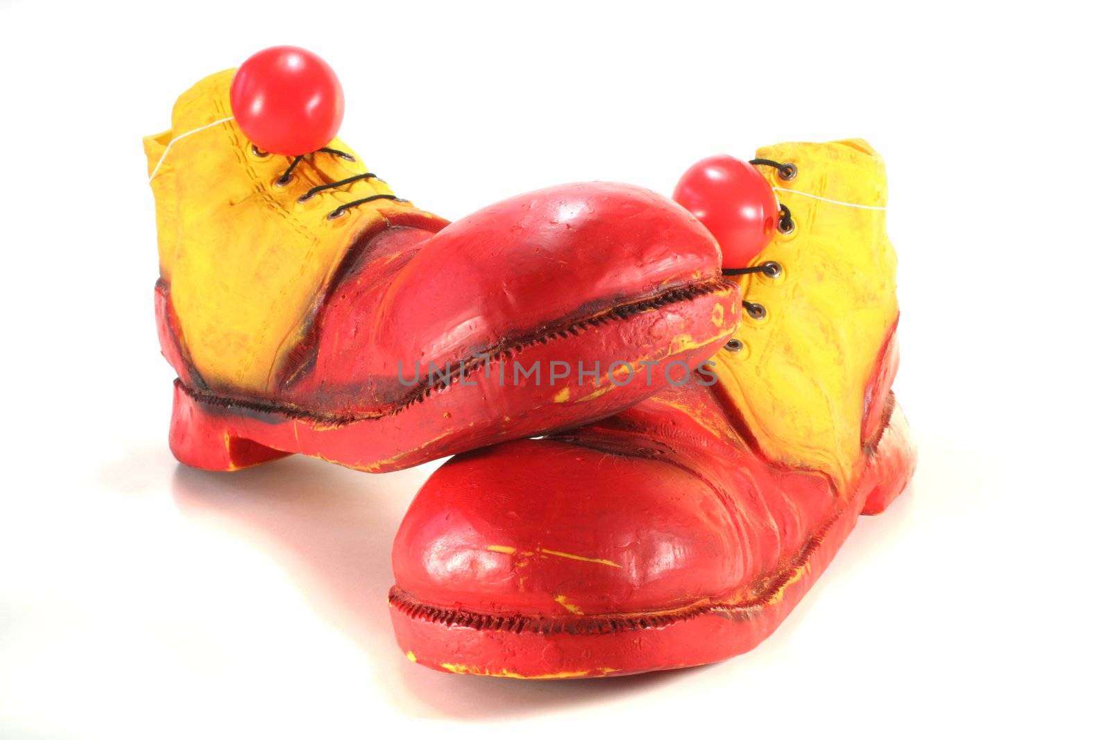 clown shoes with clown noses by discovery