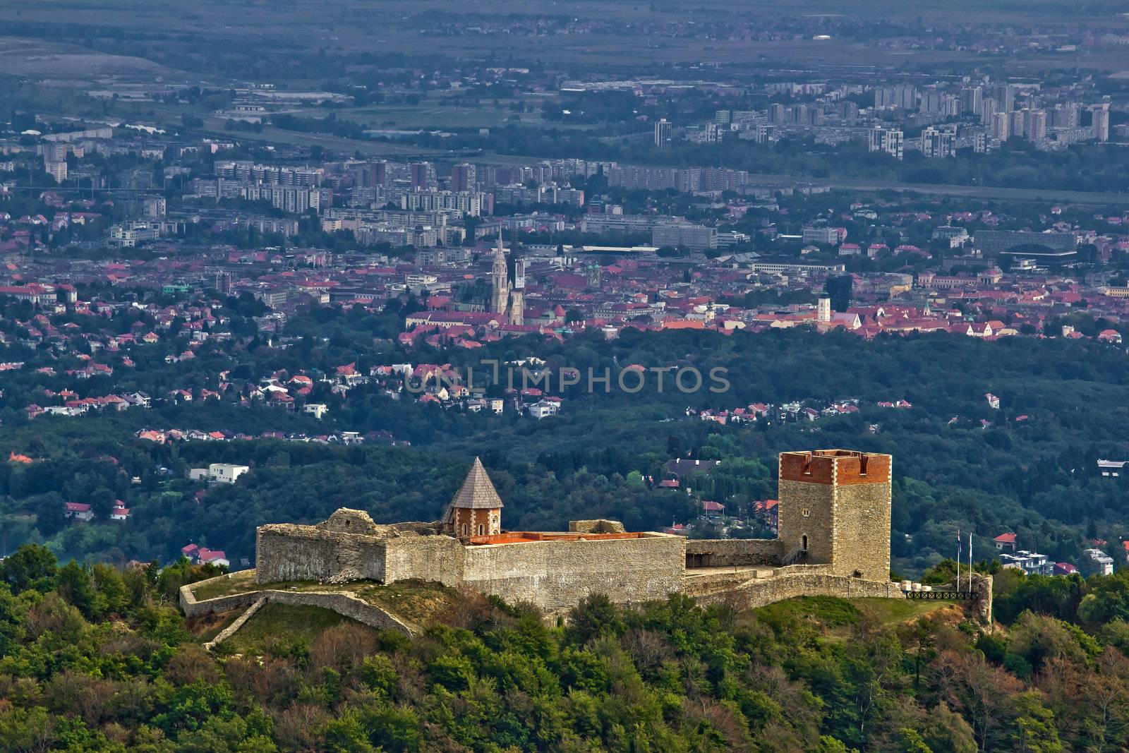 Amazing Medvedgrad castle & Croatian capital Zagreb by xbrchx