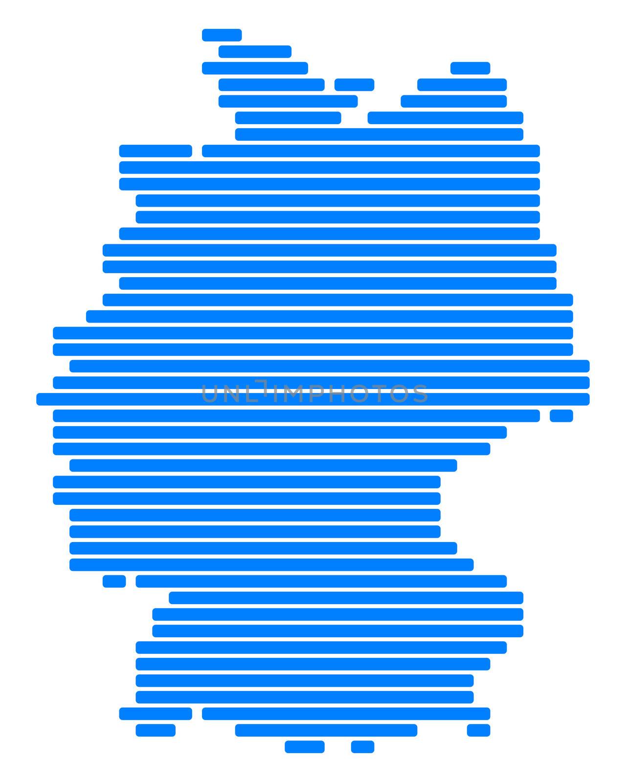 Map of Germany by rbiedermann