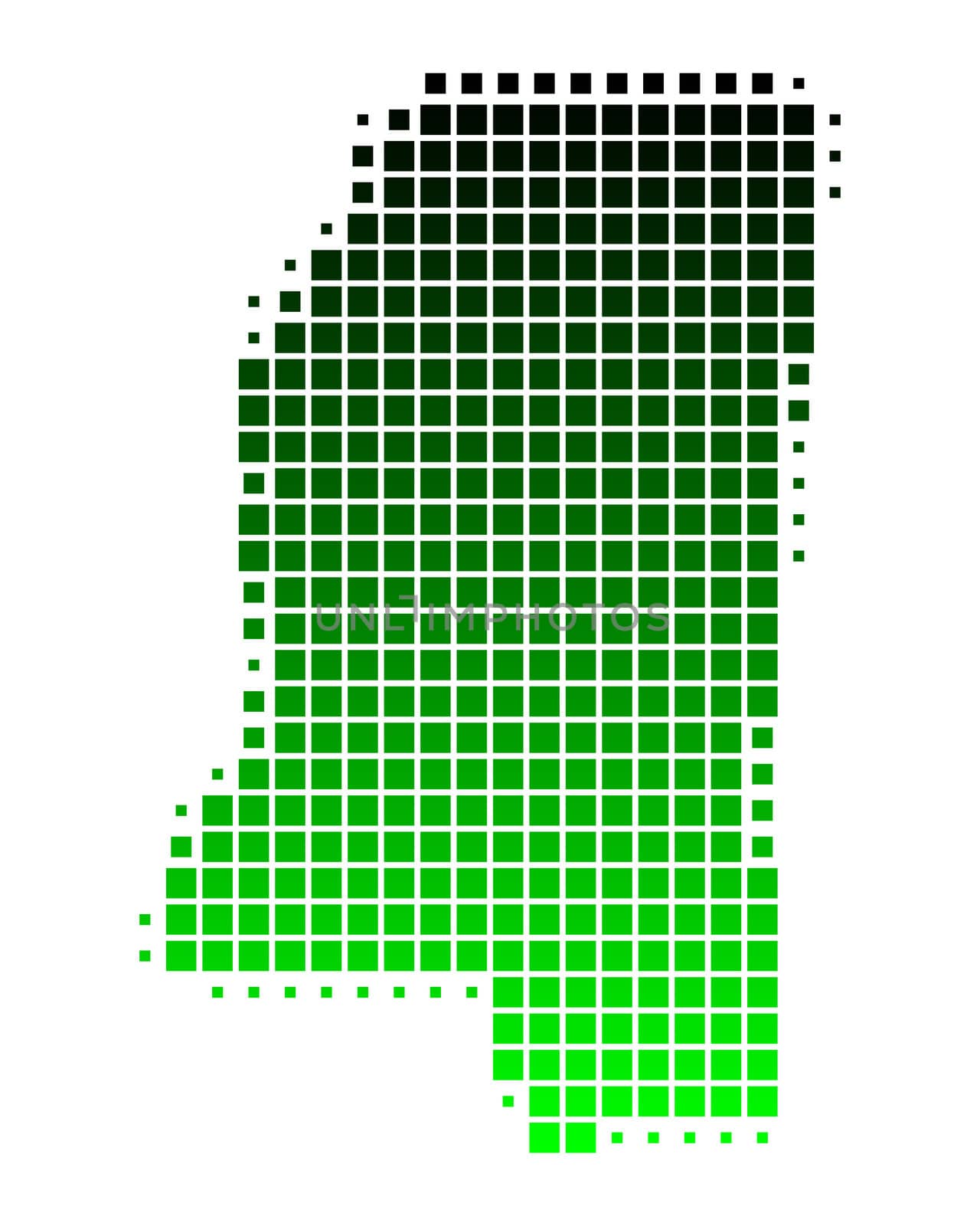 Map of Mississippi by rbiedermann