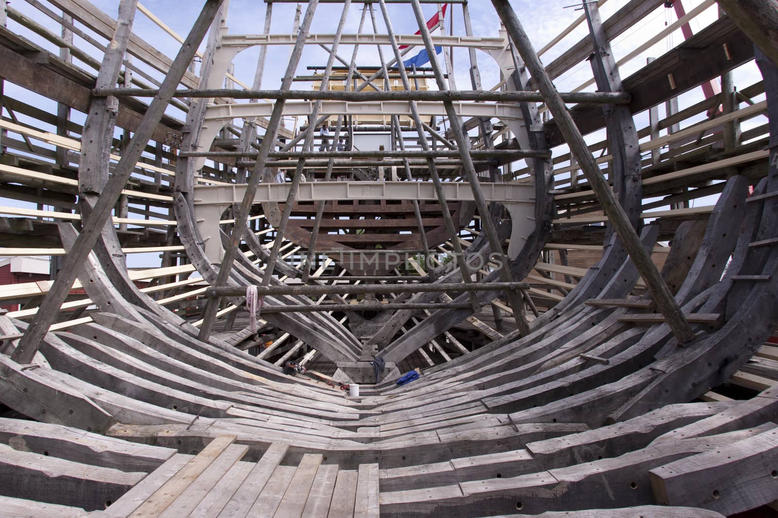 Reconstruction of the replica of De Zeven Provinci�