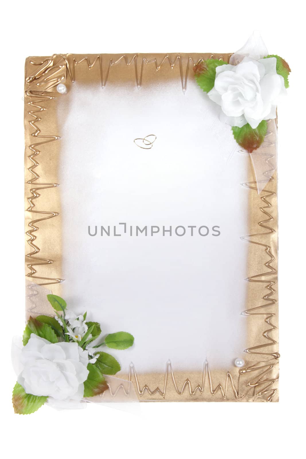 decorative card, photo on the white background