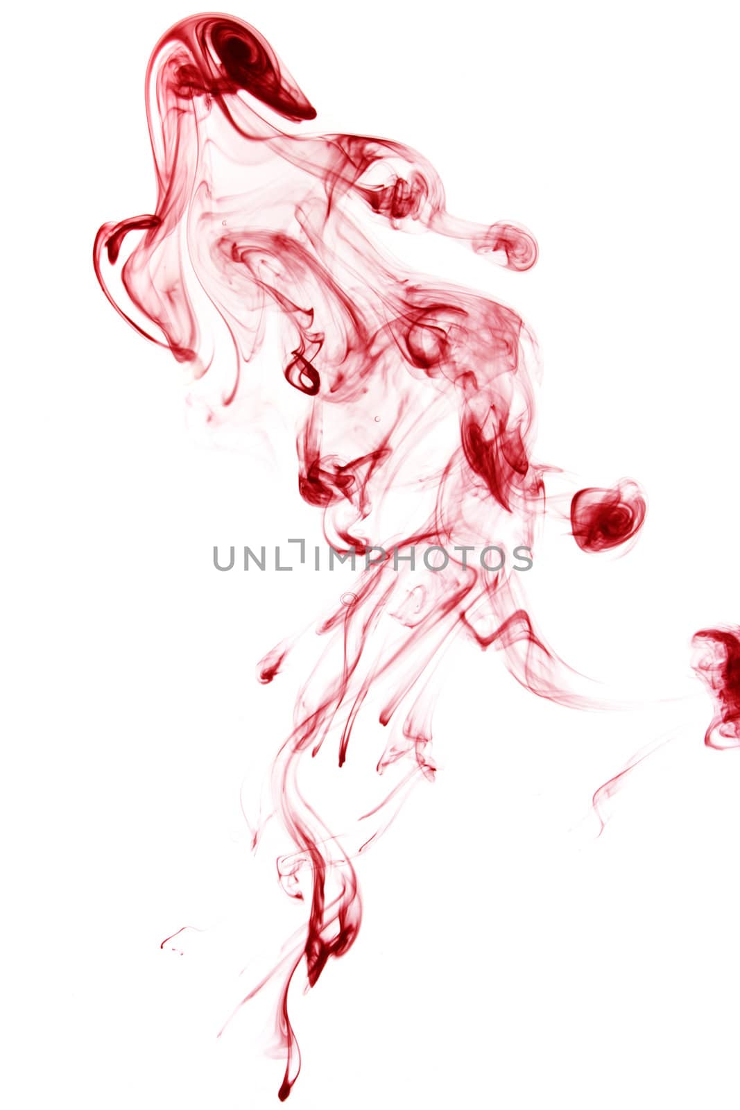 smoke wave ink in water abstract background