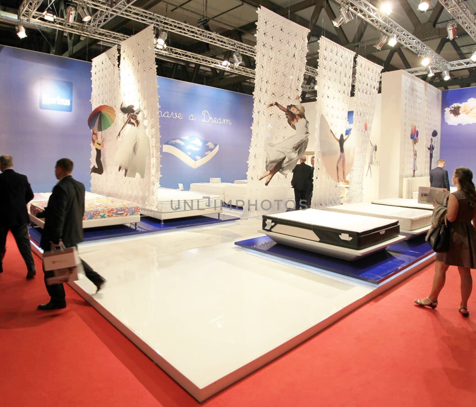 Looking at interior design and architecture solutions during Salone del Mobile 2011, international furnishing accessories tradeshow.