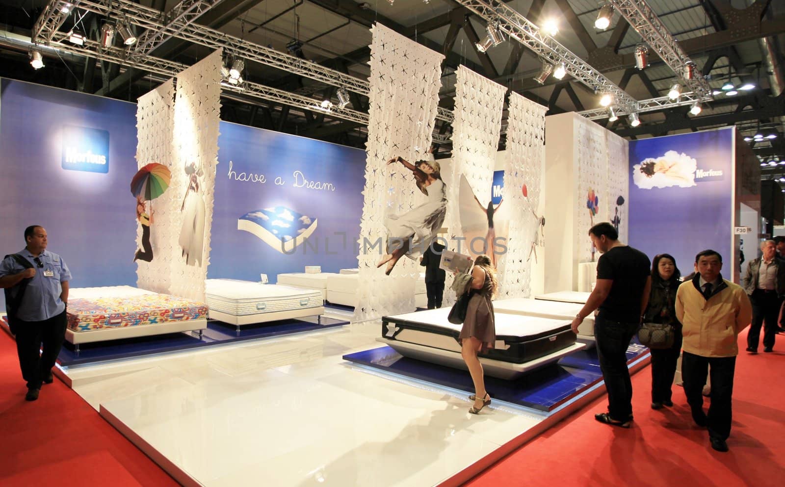 Looking at interior design and architecture solutions during Salone del Mobile 2011, international furnishing accessories tradeshow.