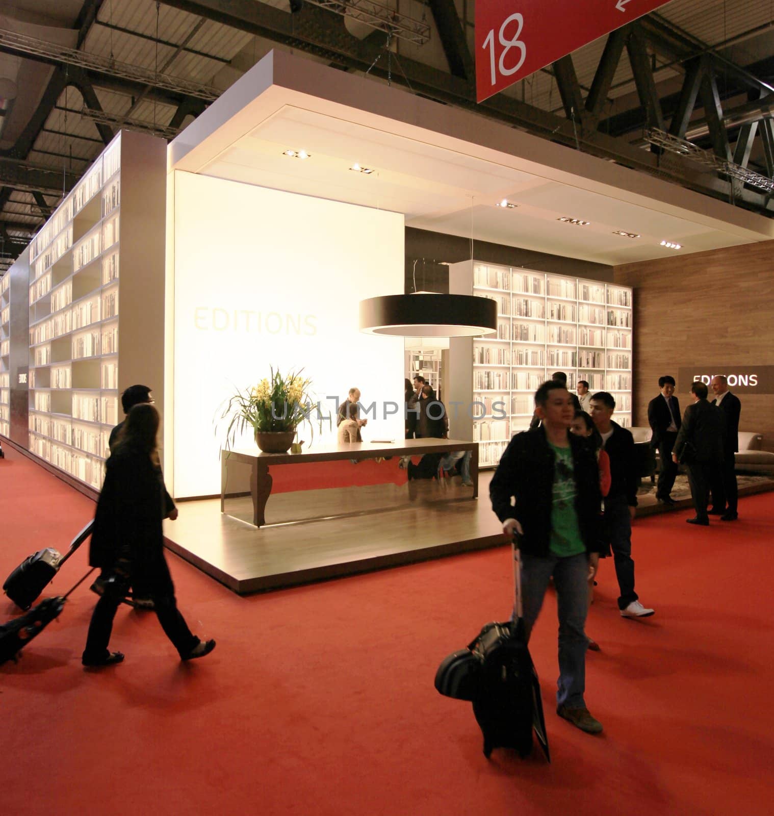 Looking at interior design and architecture solutions during Salone del Mobile 2011, international furnishing accessories tradeshow.