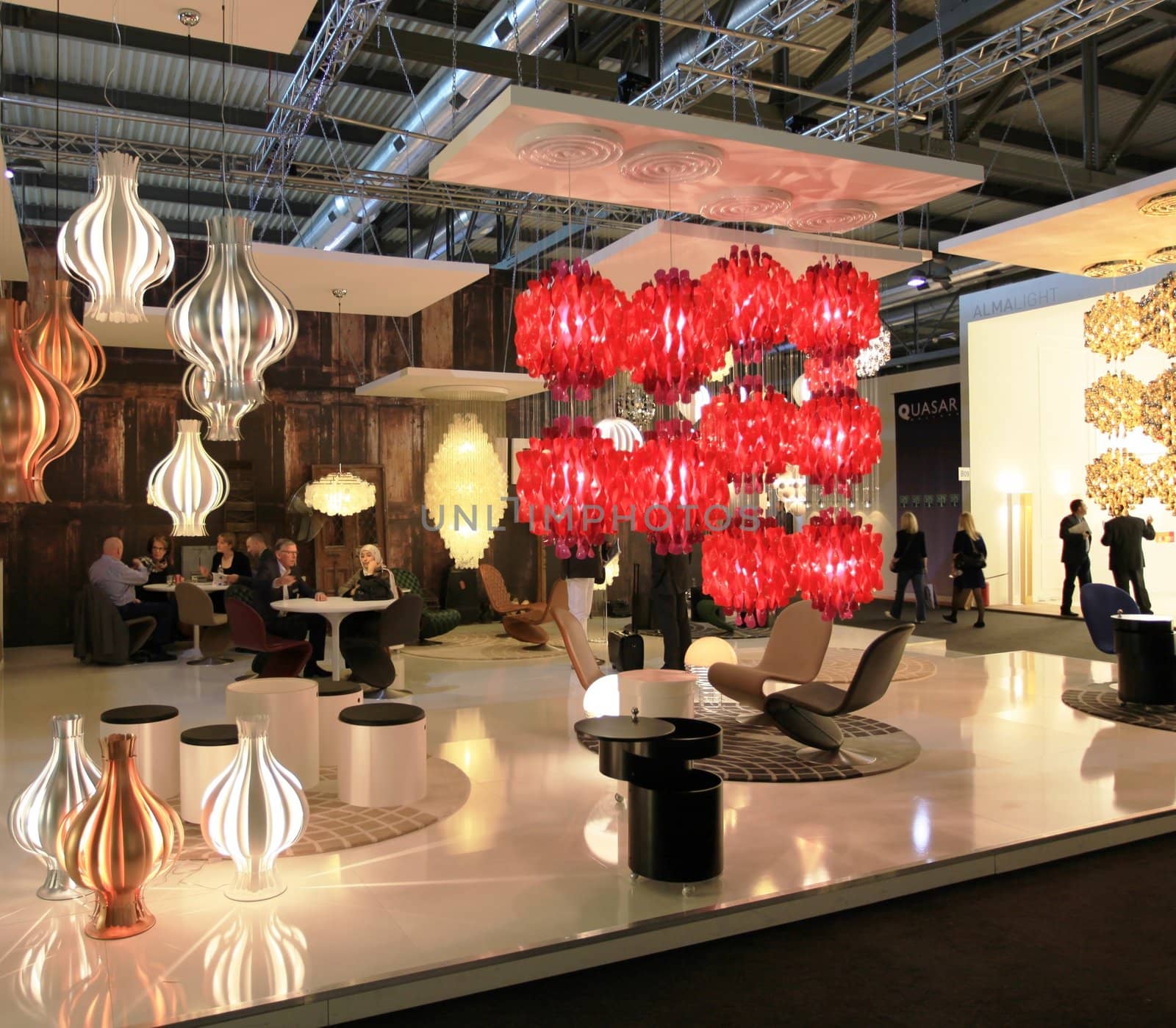 Looking at interior design and architecture solutions during Salone del Mobile 2011, international furnishing accessories tradeshow.