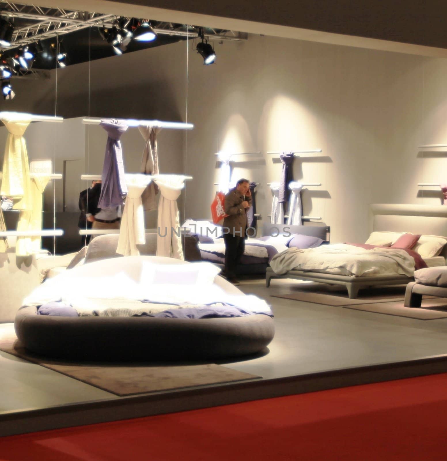 Looking at interior design and architecture solutions during Salone del Mobile 2011, international furnishing accessories tradeshow.