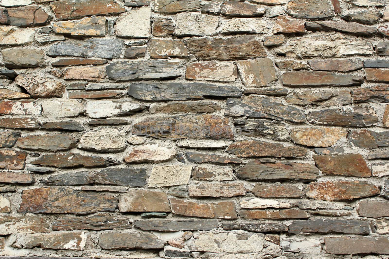 old house stone wall by goce
