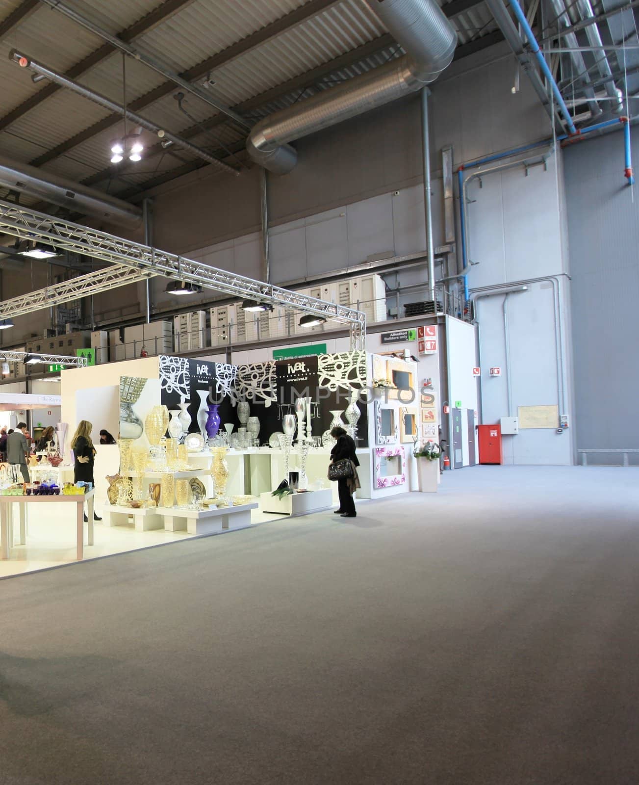 Visiting interior design and accessories stands during Macef, International Home Show Exhibition.