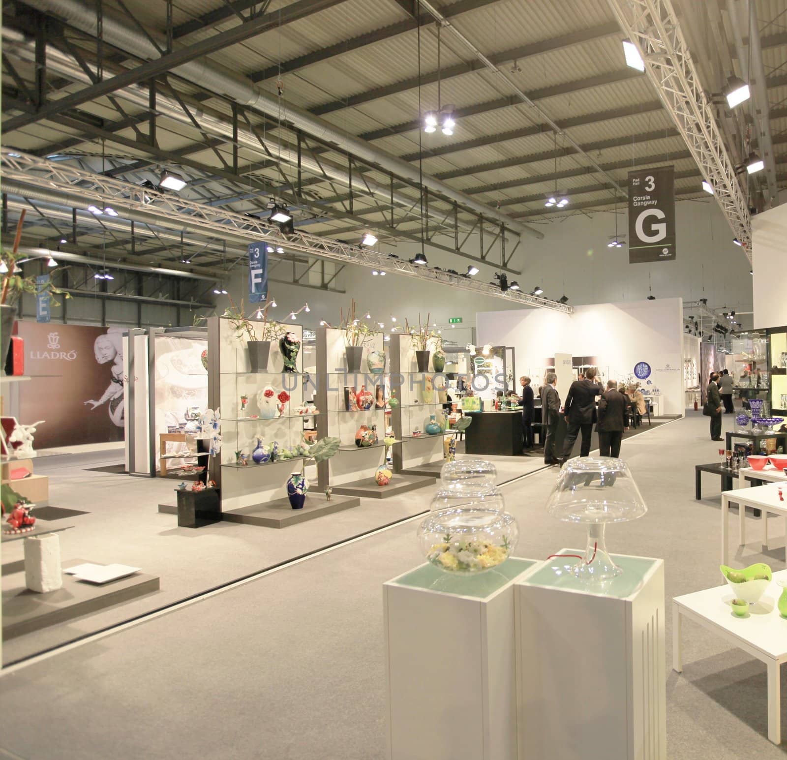 Visiting interior design and accessories stands during Macef, International Home Show Exhibition.