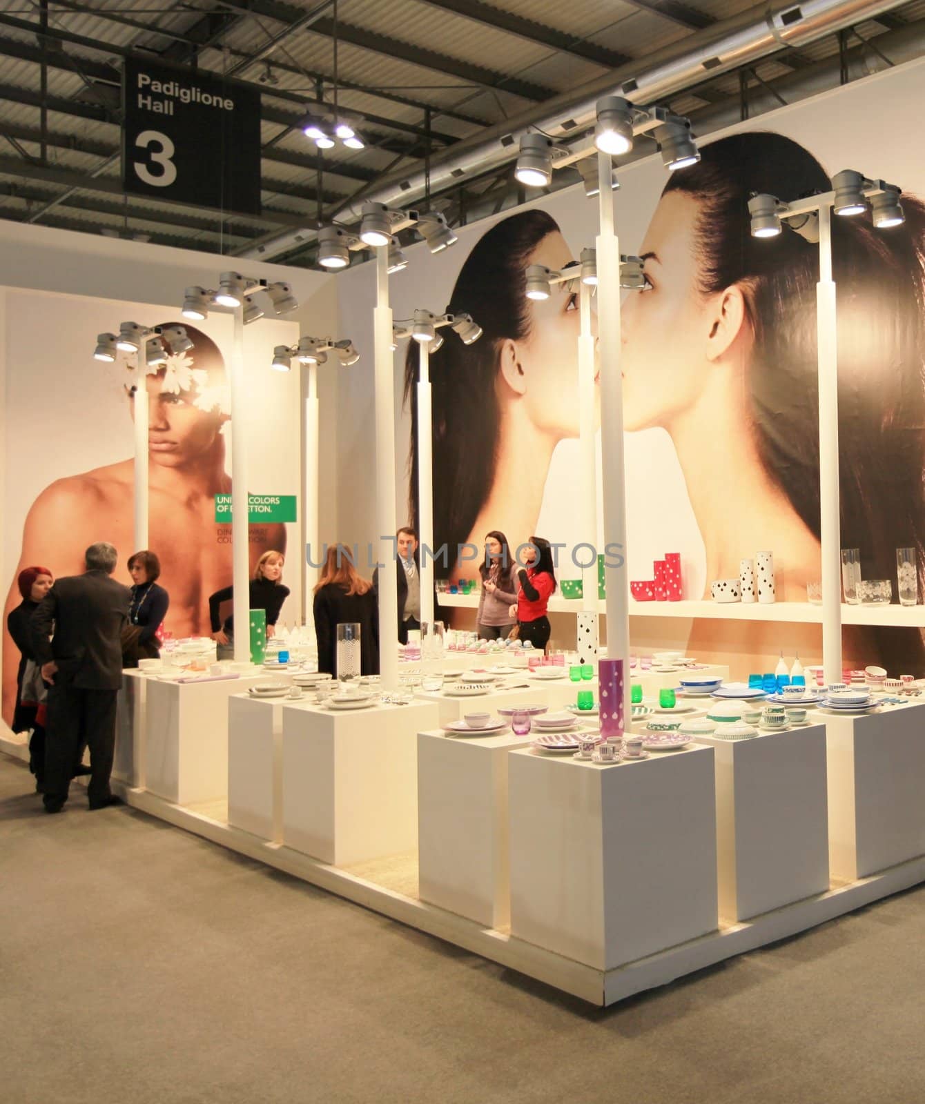 Visiting interior design and accessories stands during Macef, International Home Show Exhibition.