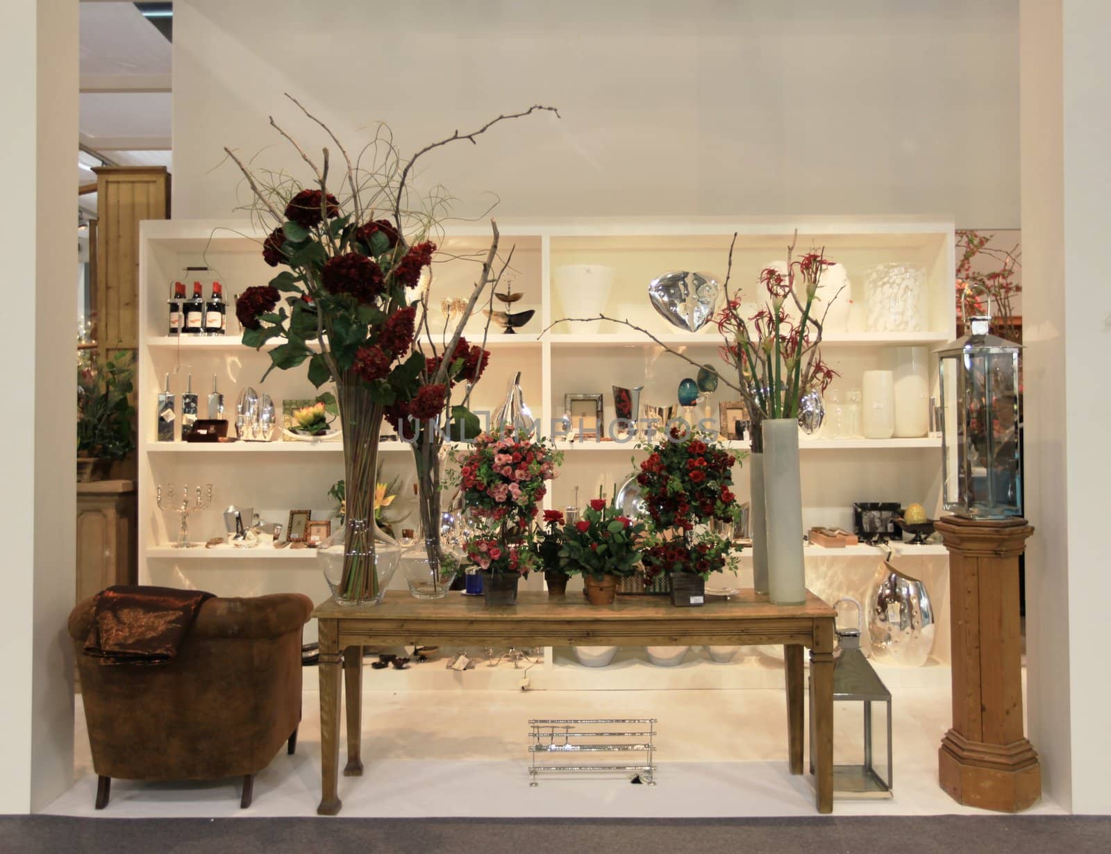 Visiting interior design and accessories stands during Macef, International Home Show Exhibition.