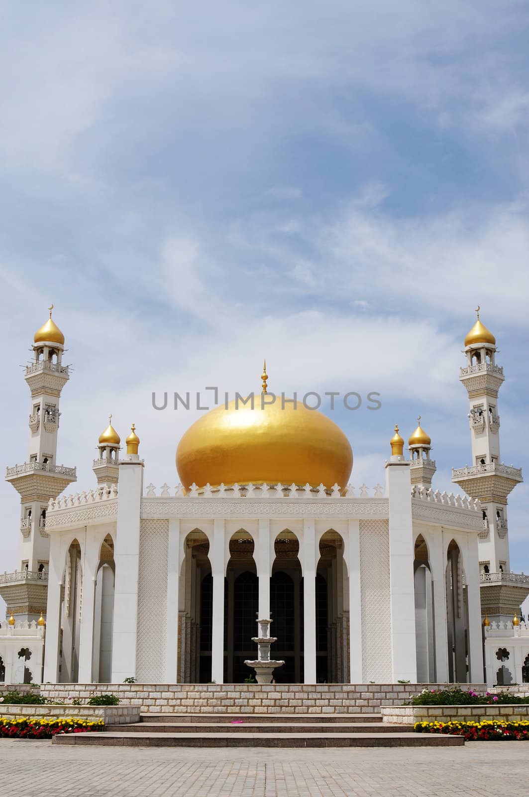 Landmark of a famous historic golden mosque