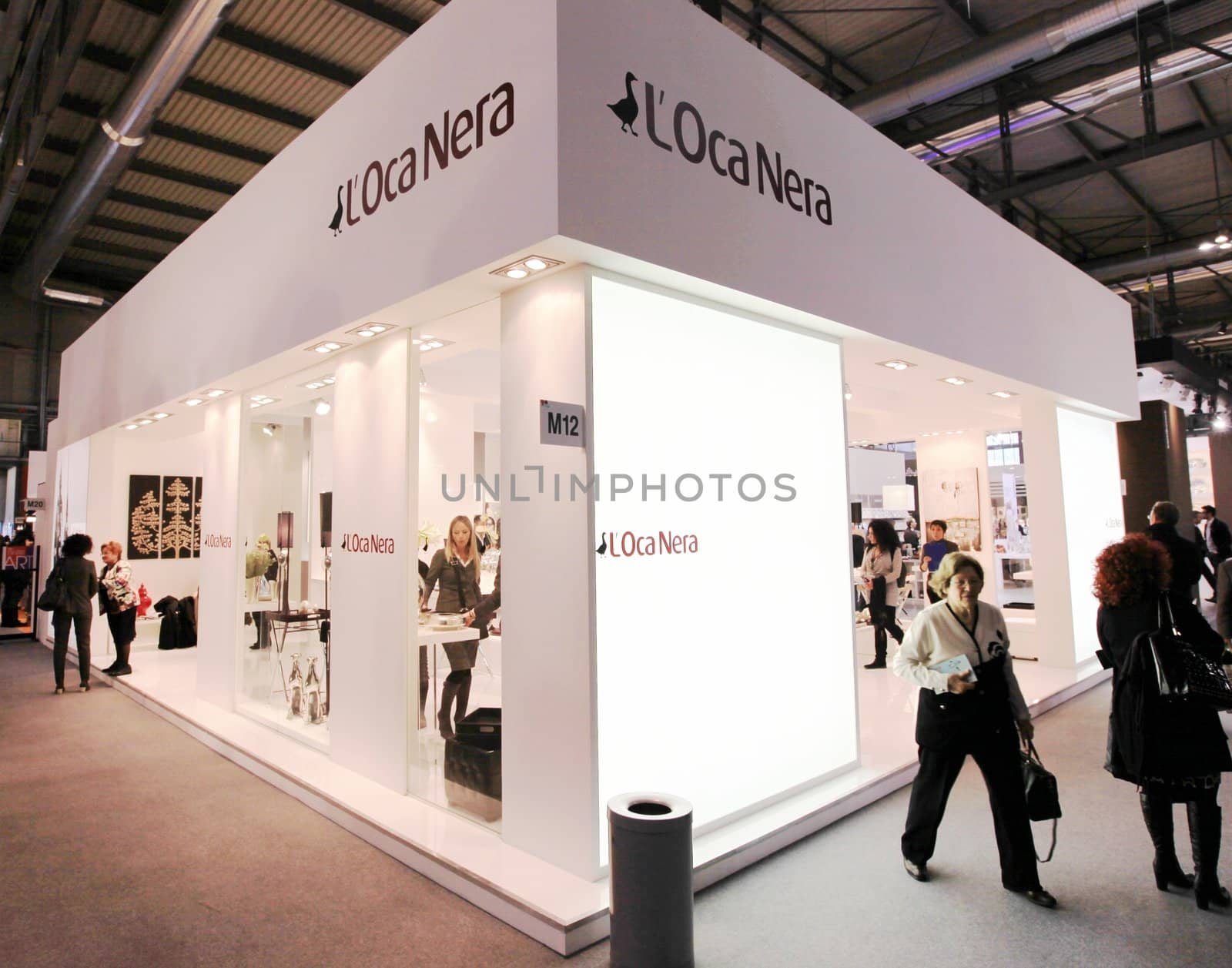 Visiting interior design and accessories stands during Macef, International Home Show Exhibition.