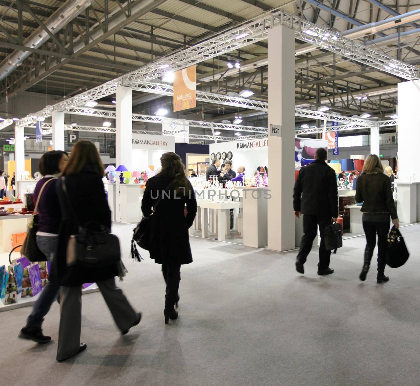 Visiting interior design and accessories stands during Macef, International Home Show Exhibition.