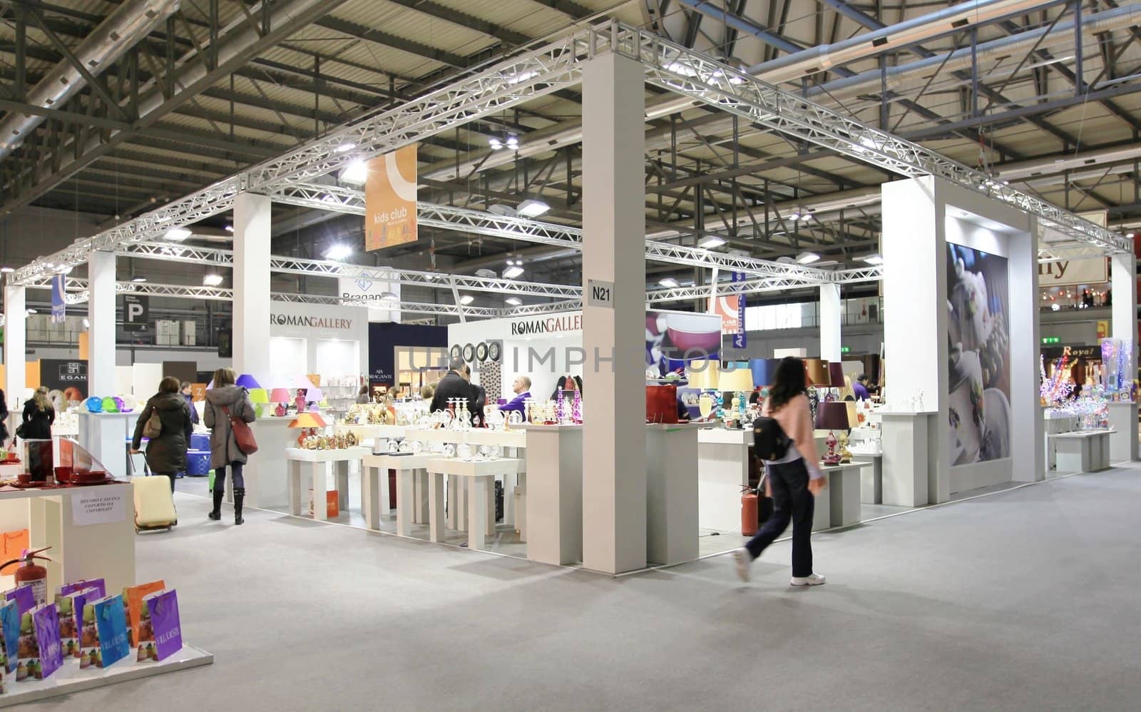 Visiting interior design and accessories stands during Macef, International Home Show Exhibition.