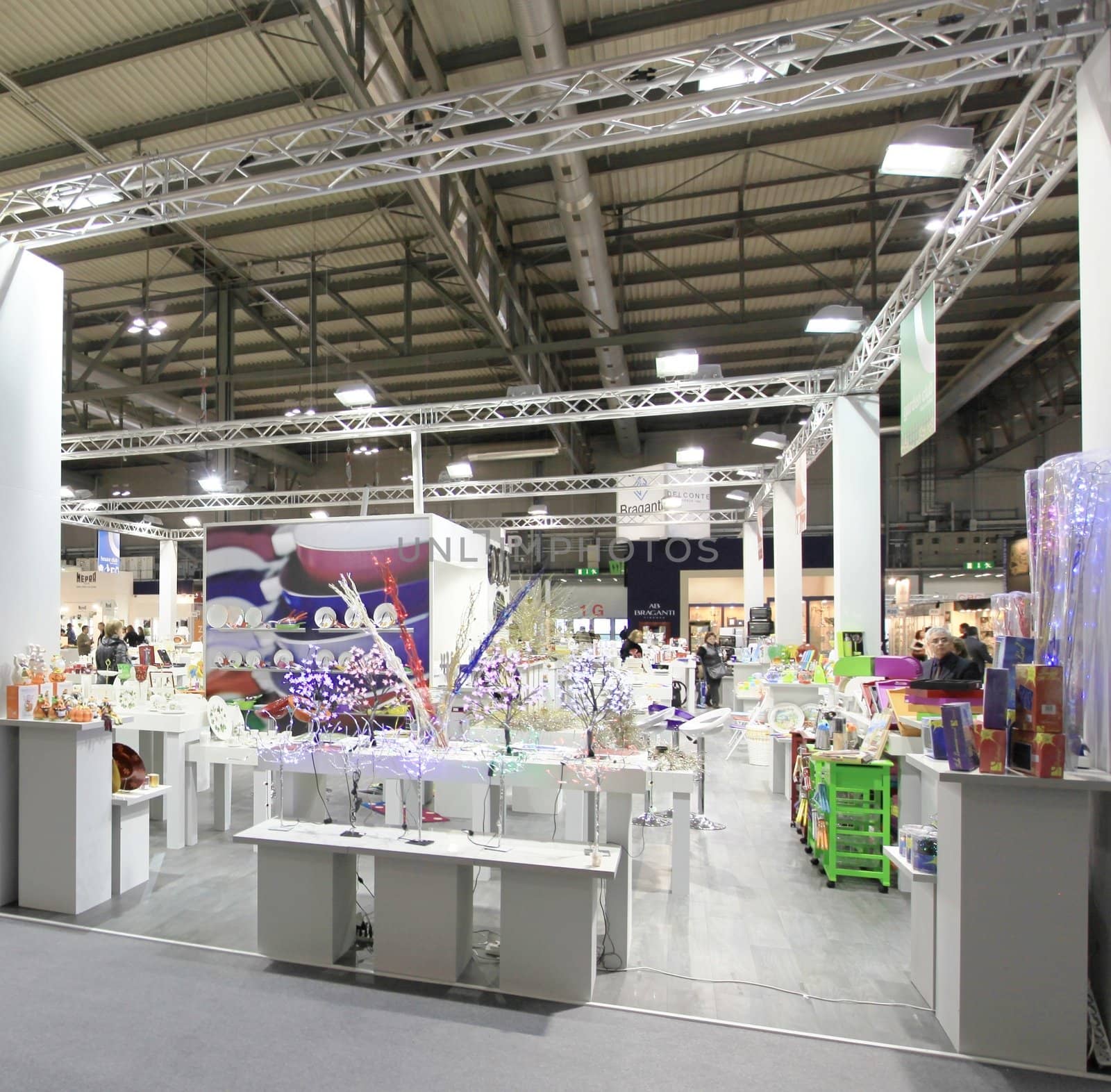 Visiting interior design and accessories stands during Macef, International Home Show Exhibition.