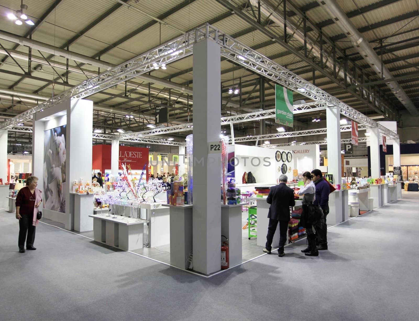 Visiting interior design and accessories stands during Macef, International Home Show Exhibition.