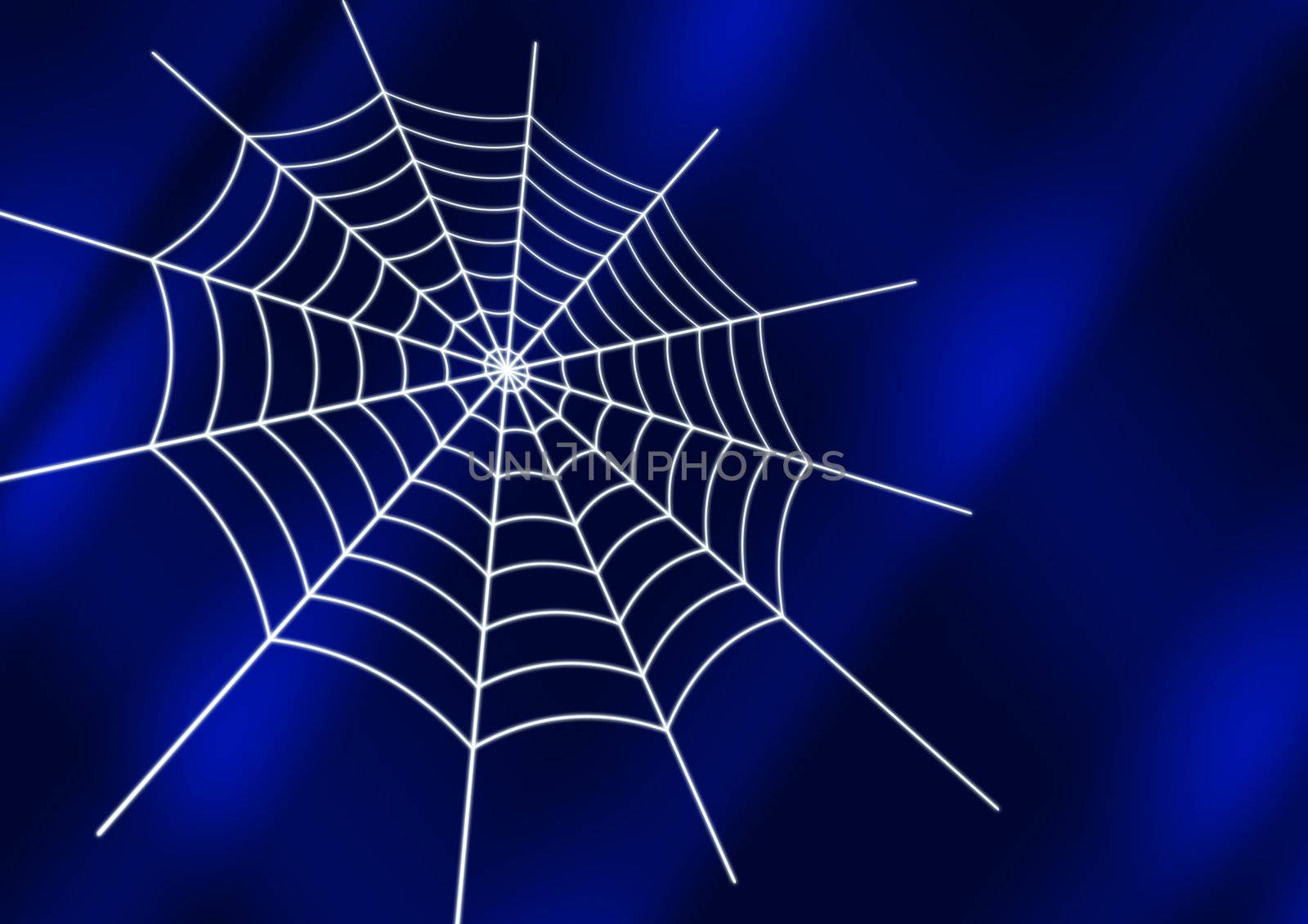 spider web with luminous strings on a stylish background (in file save contours of a web )