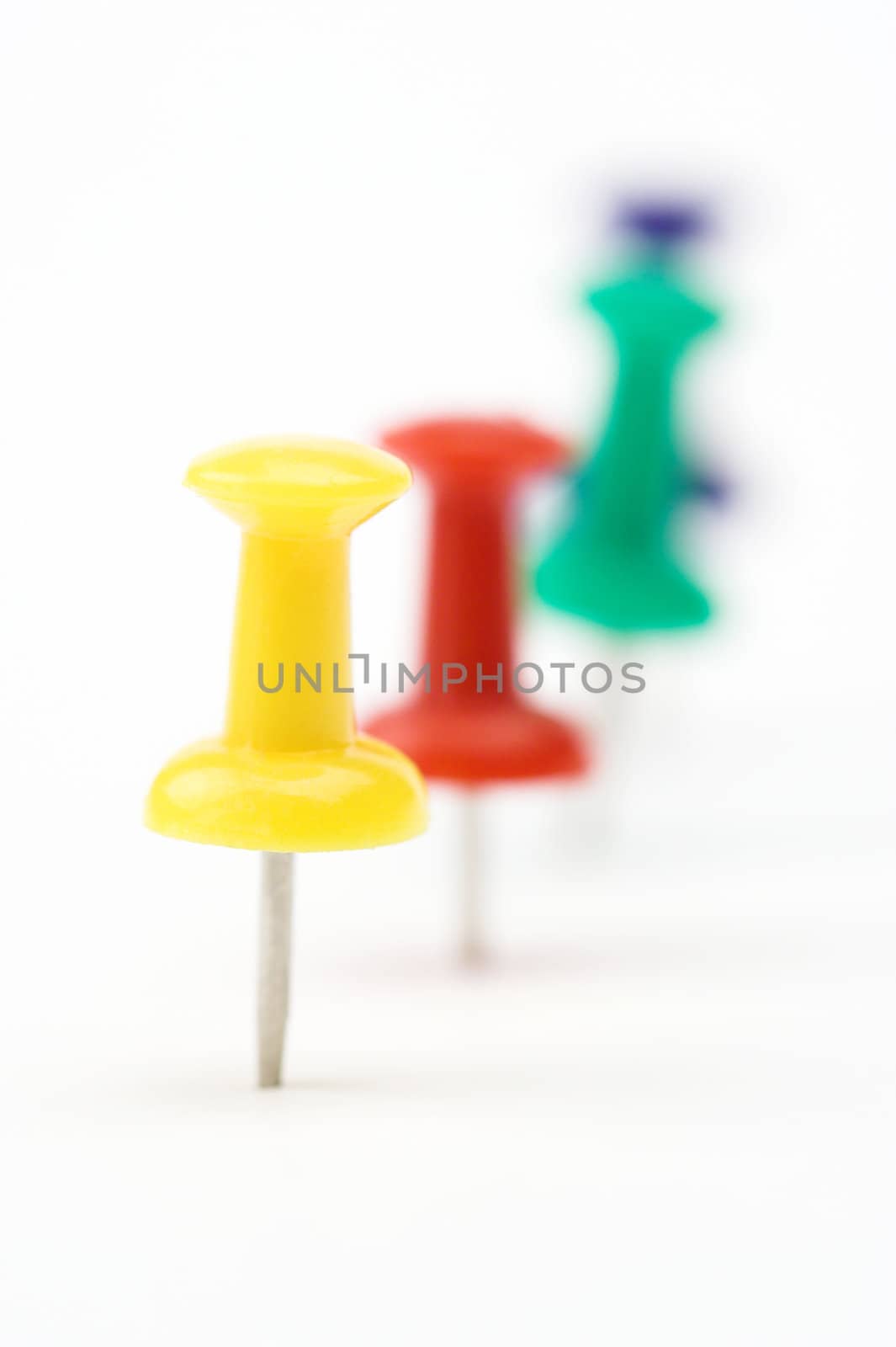 color pushpins by alexkosev