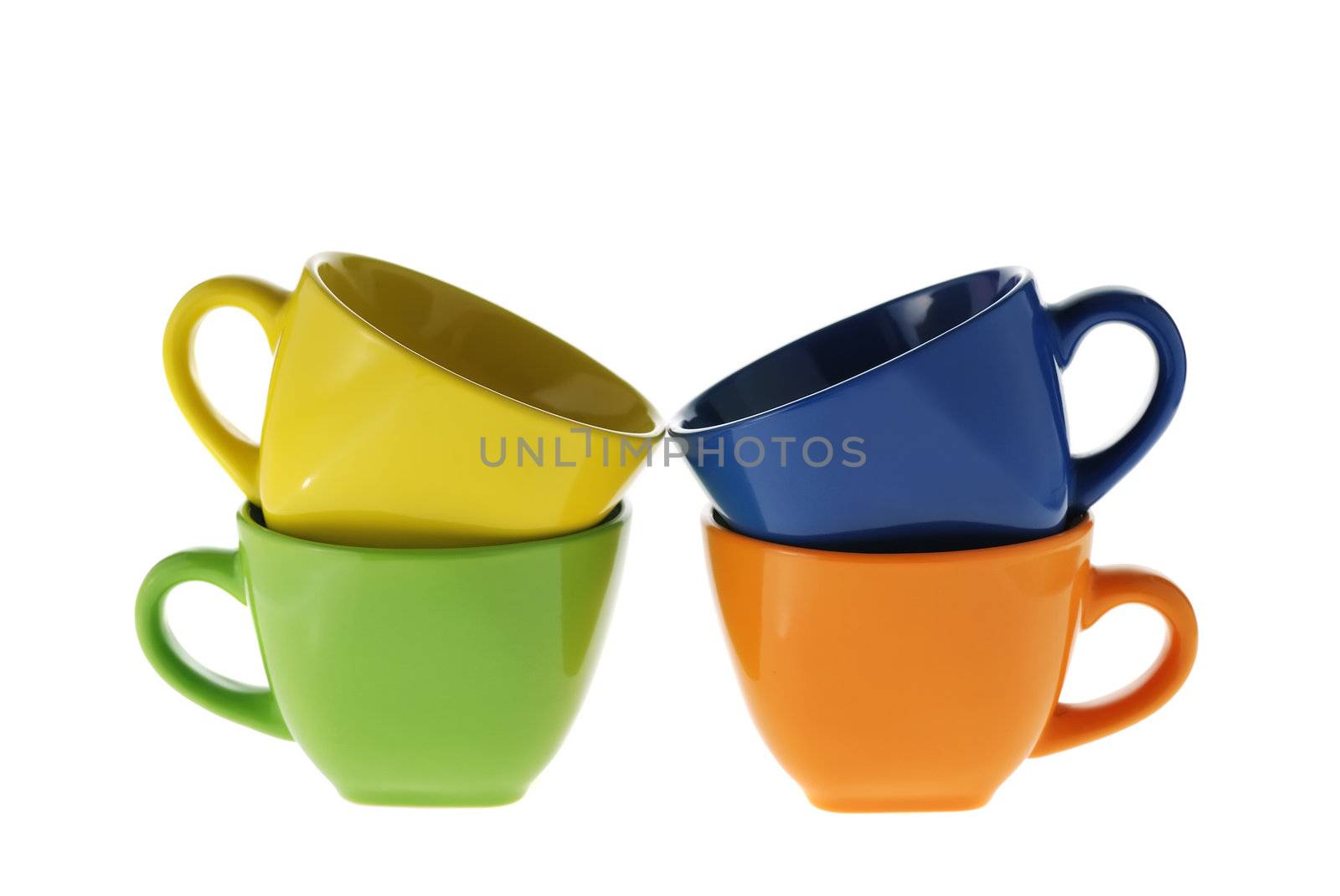 four color cups by galdzer
