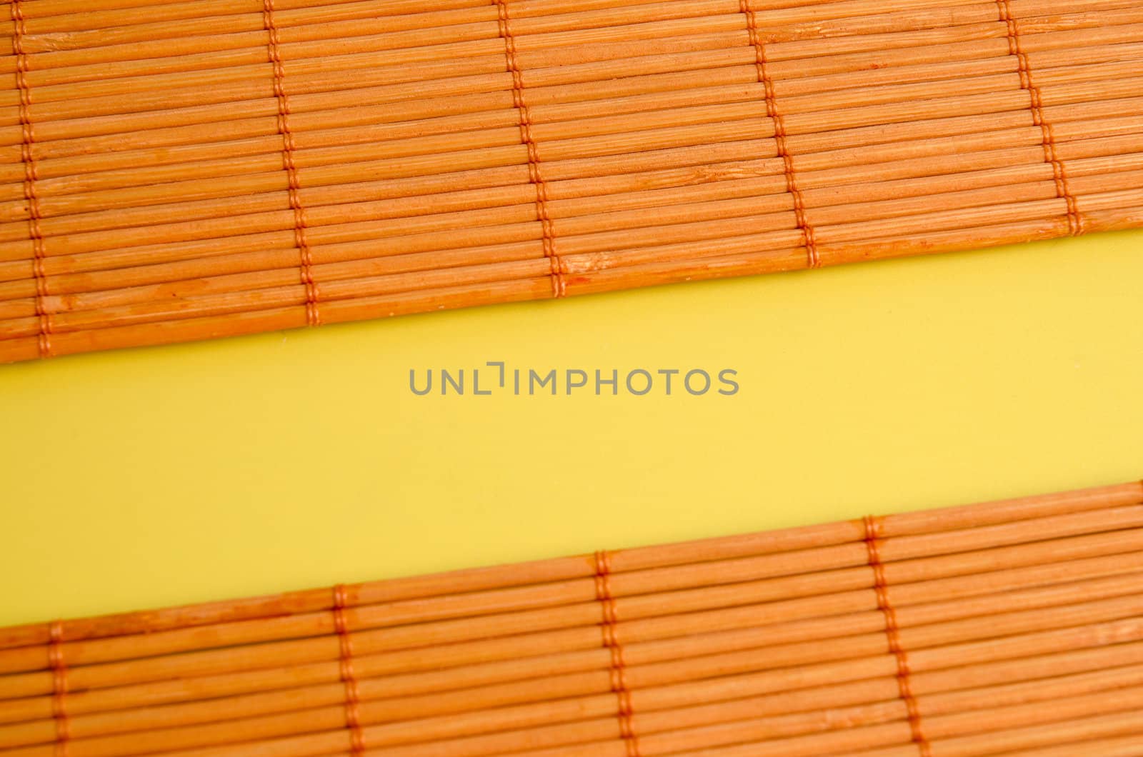 Bamboo Mat background with space for text.