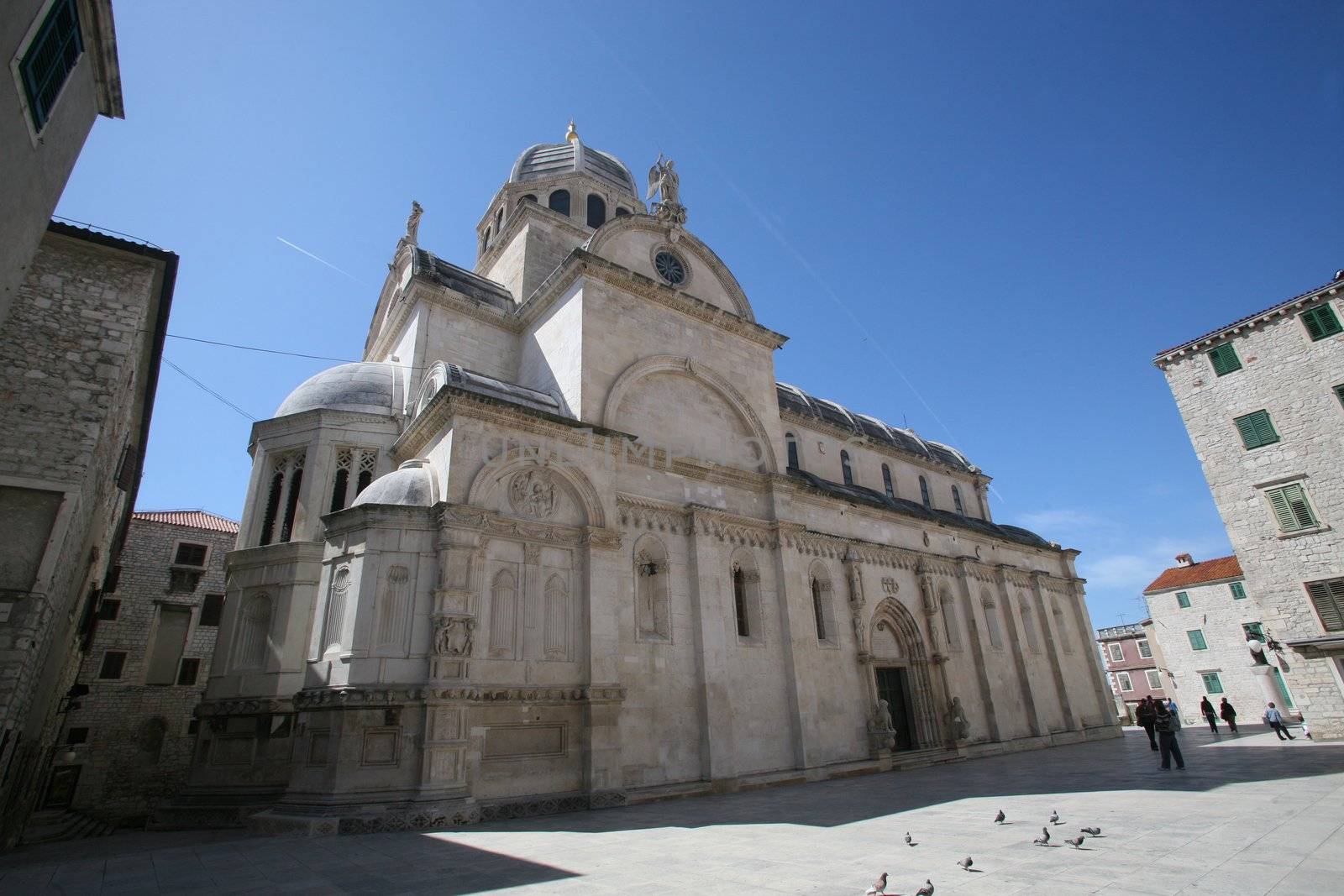 Cathedral of St. James in Sibenik, Croatia. UNESCO World Heritage