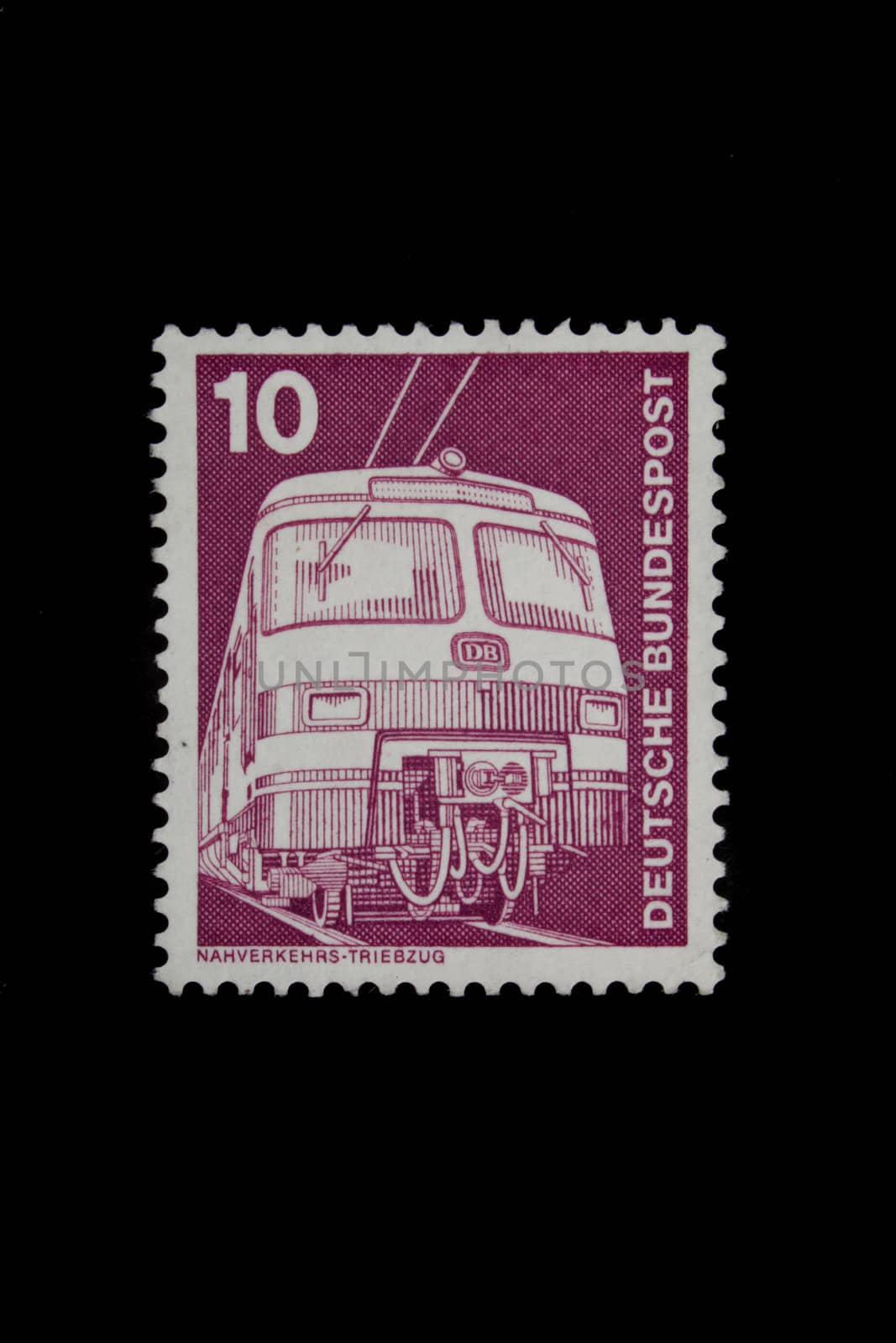 eastern germany postage stamp by aguirre_mar