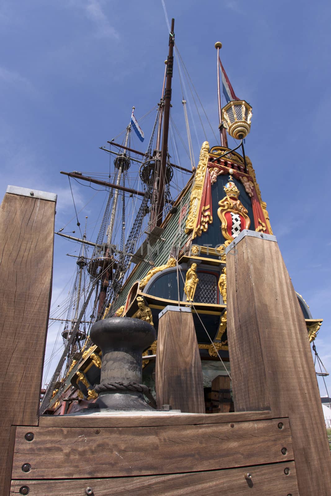 Stern of the VOC ship The Batavia