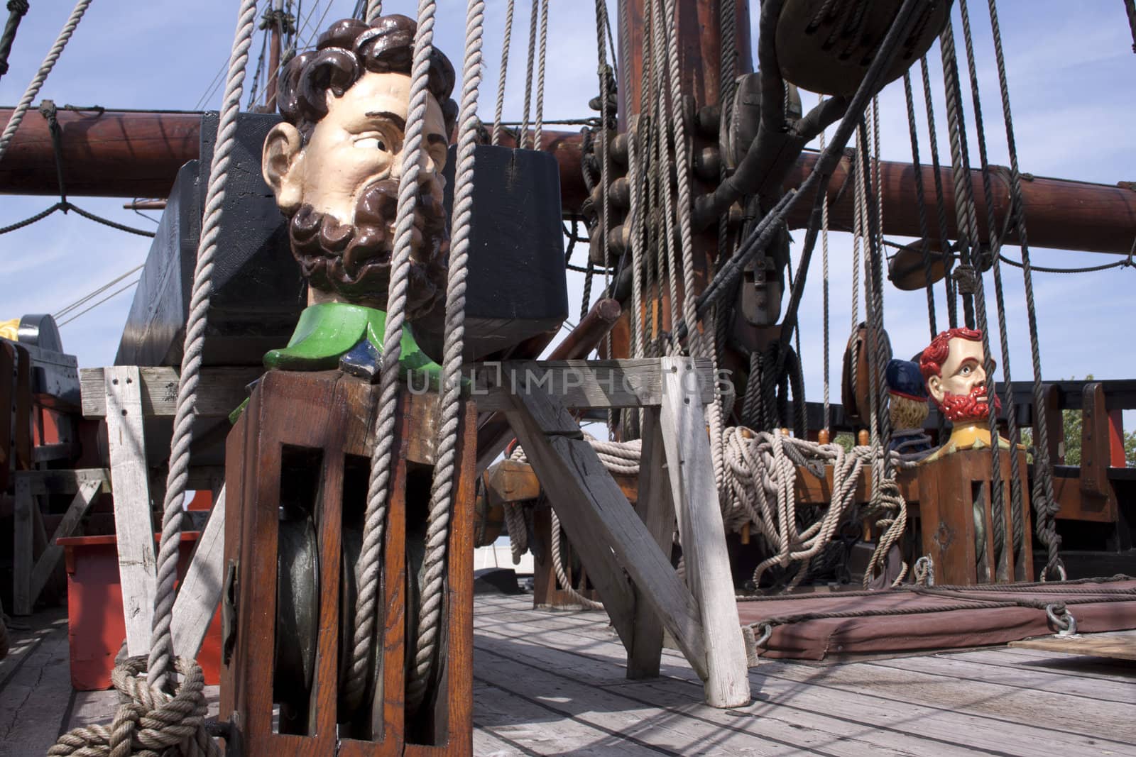 Deck  of the VOC ship The Batavia