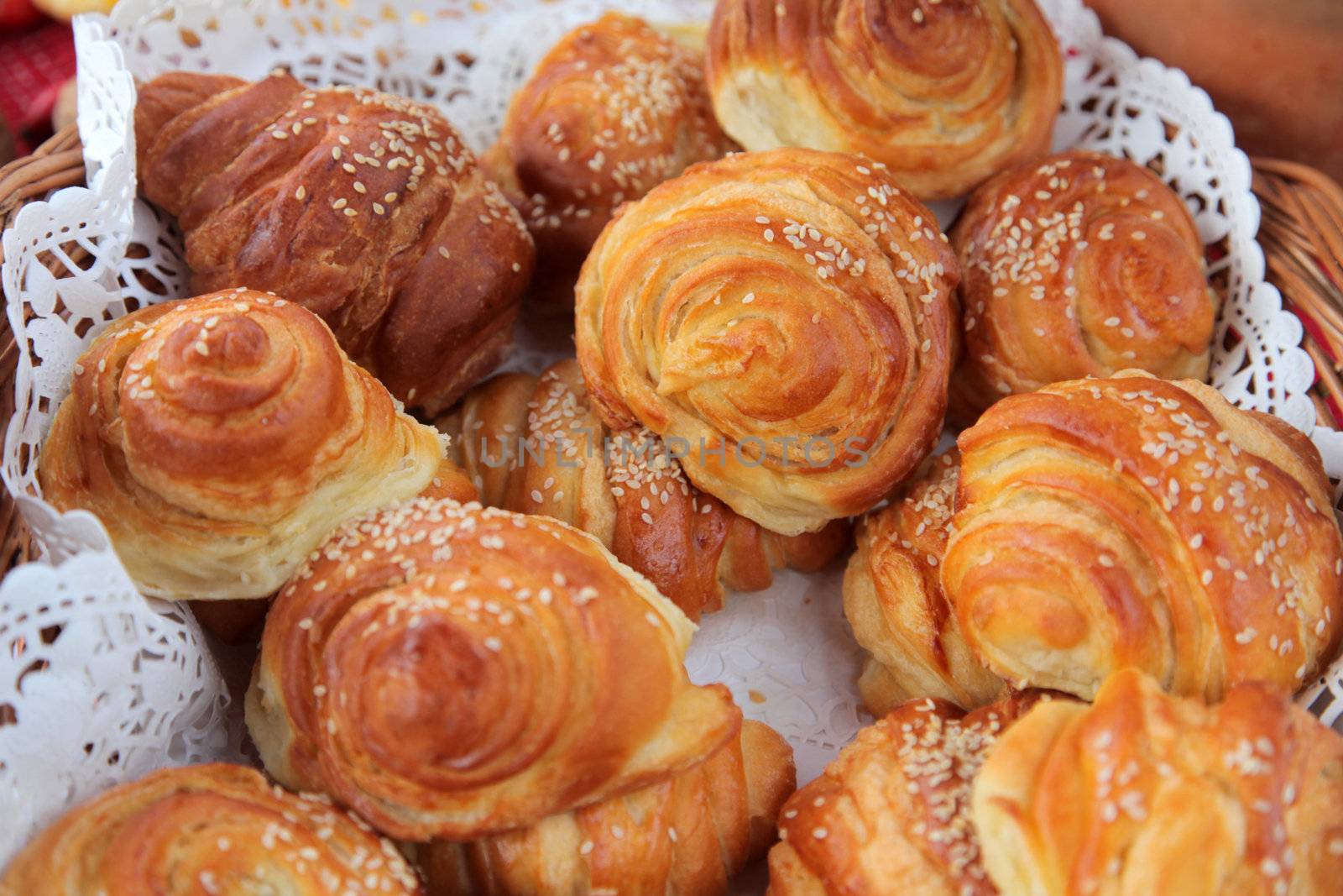 Fresh bread rolls