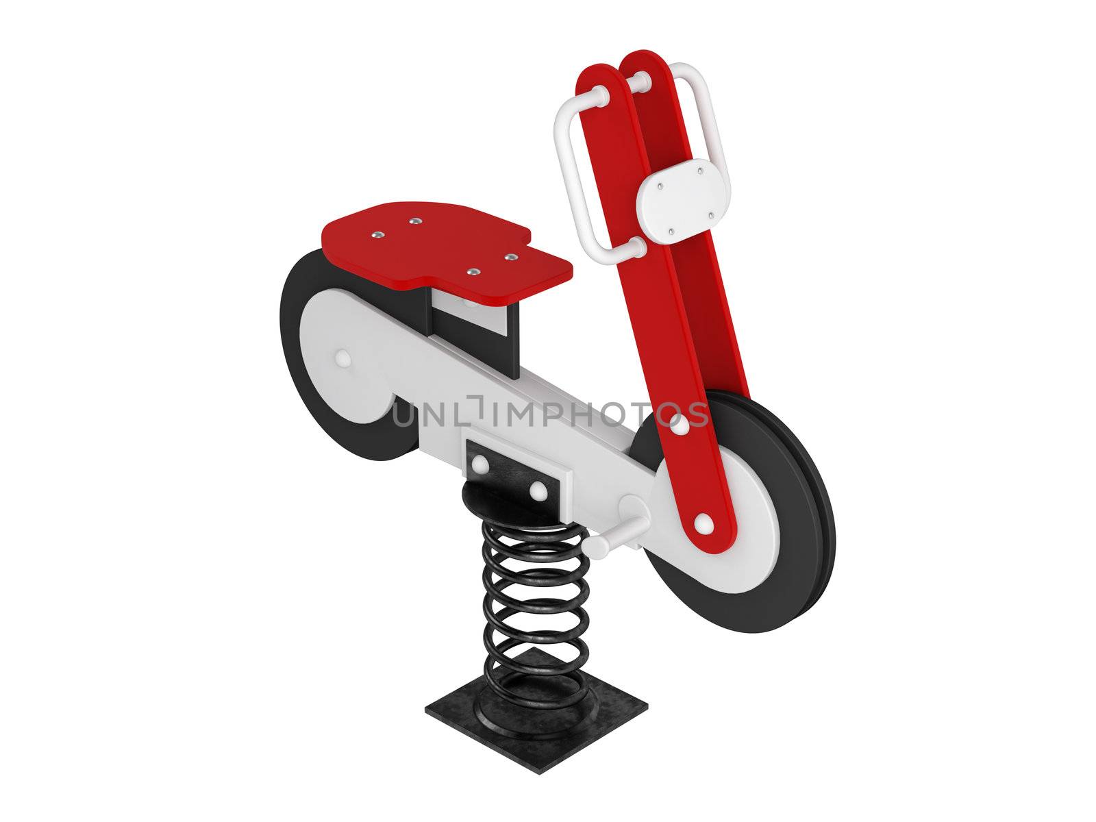 Motorcycle spring toy  by AlexanderMorozov