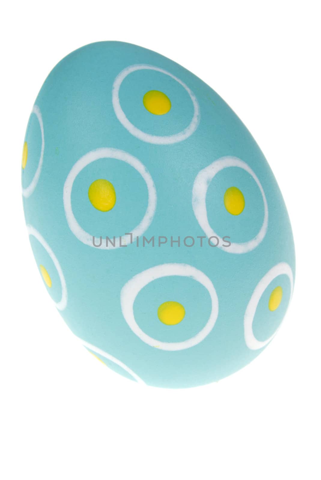 Easter Egg photo on the white background