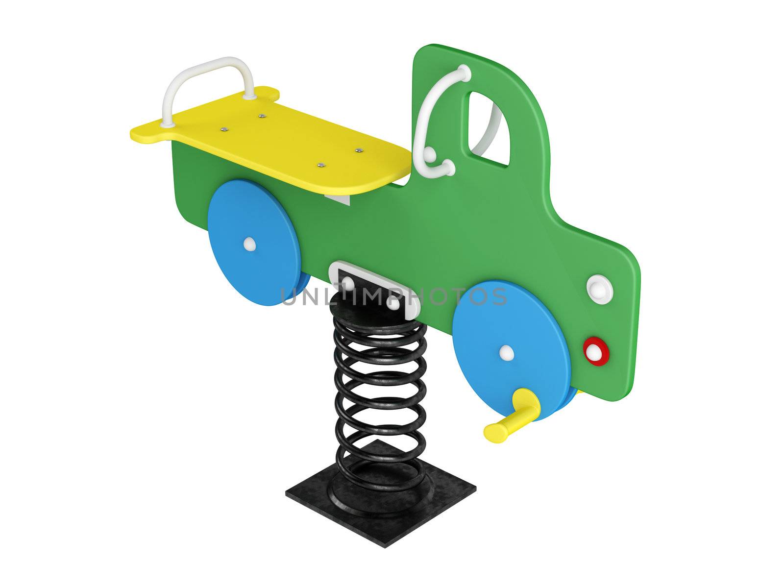 Car spring toy by AlexanderMorozov