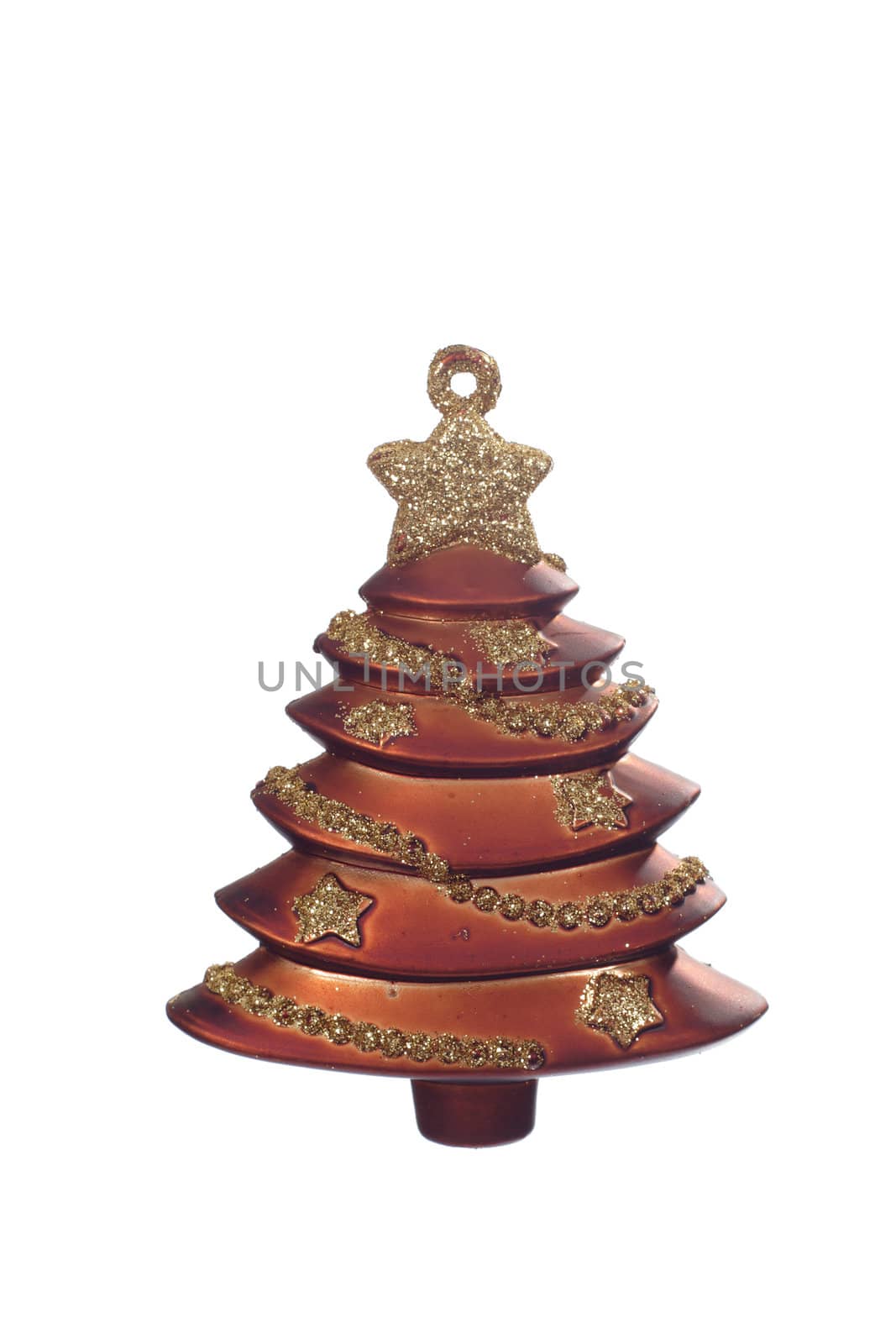 Christmas Decoration photo on the white background