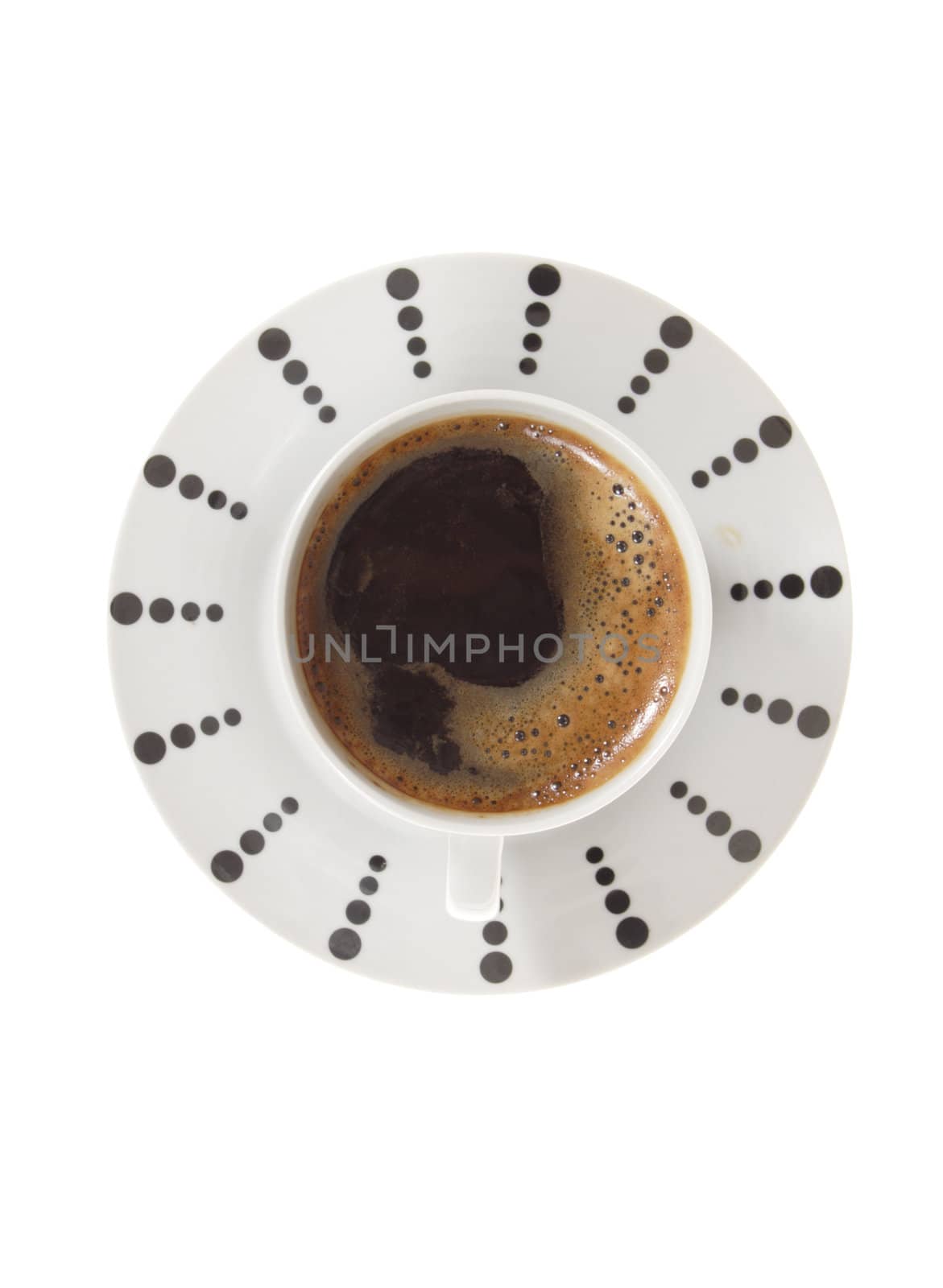 Coffee cup, photo on the white background