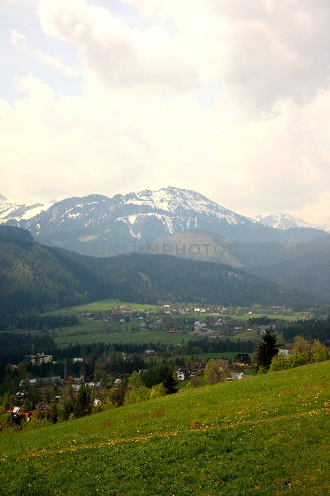 The beautiful mountain in Poland