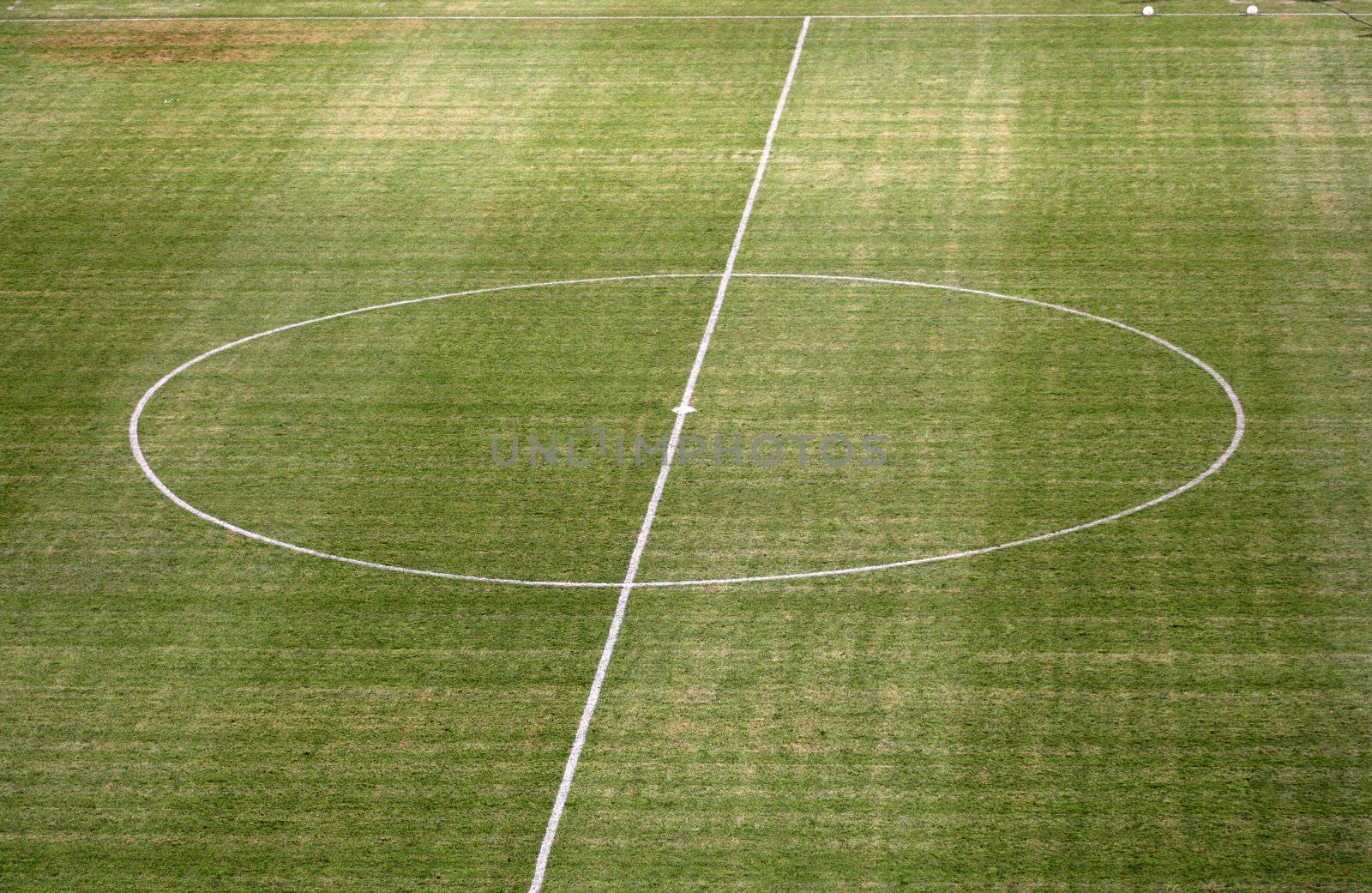 empty footbal / soccer pitch by keki