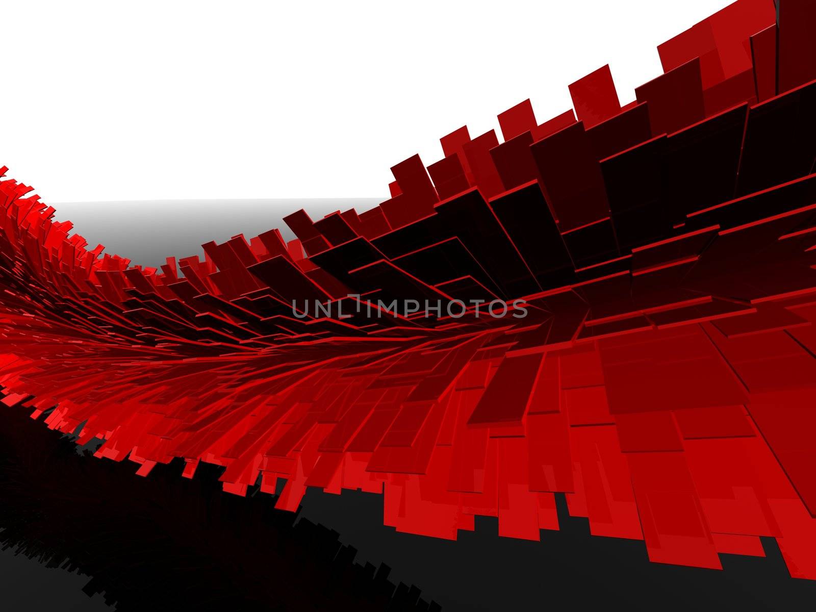 3D render abstract